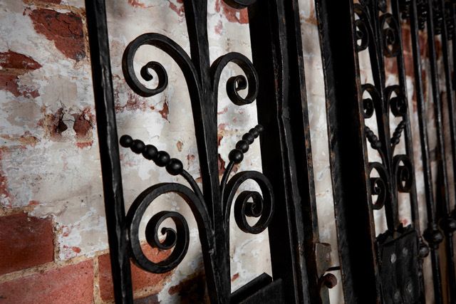 Pair Of Wrought Iron Victorian Gates photo for sale