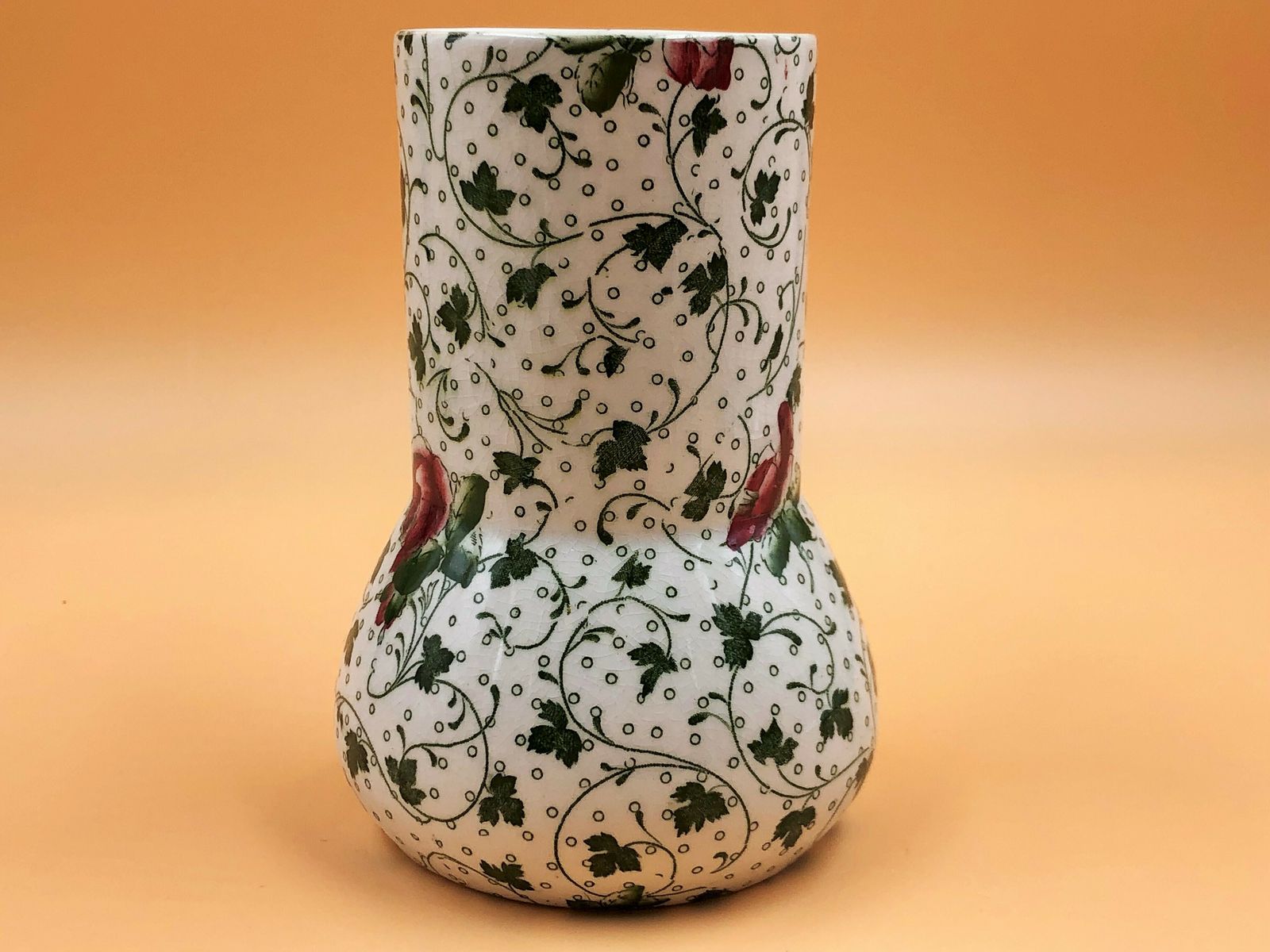 Antique Mintons China Baltimore Design Vase. C1890. T913. photo 50.0