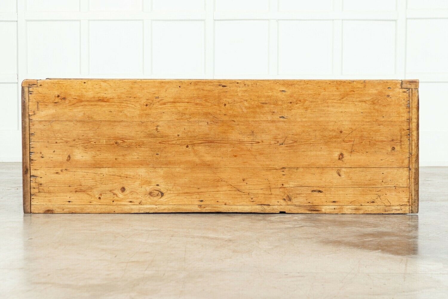 photo furniture Large 19thc English Pine Counter Drawers