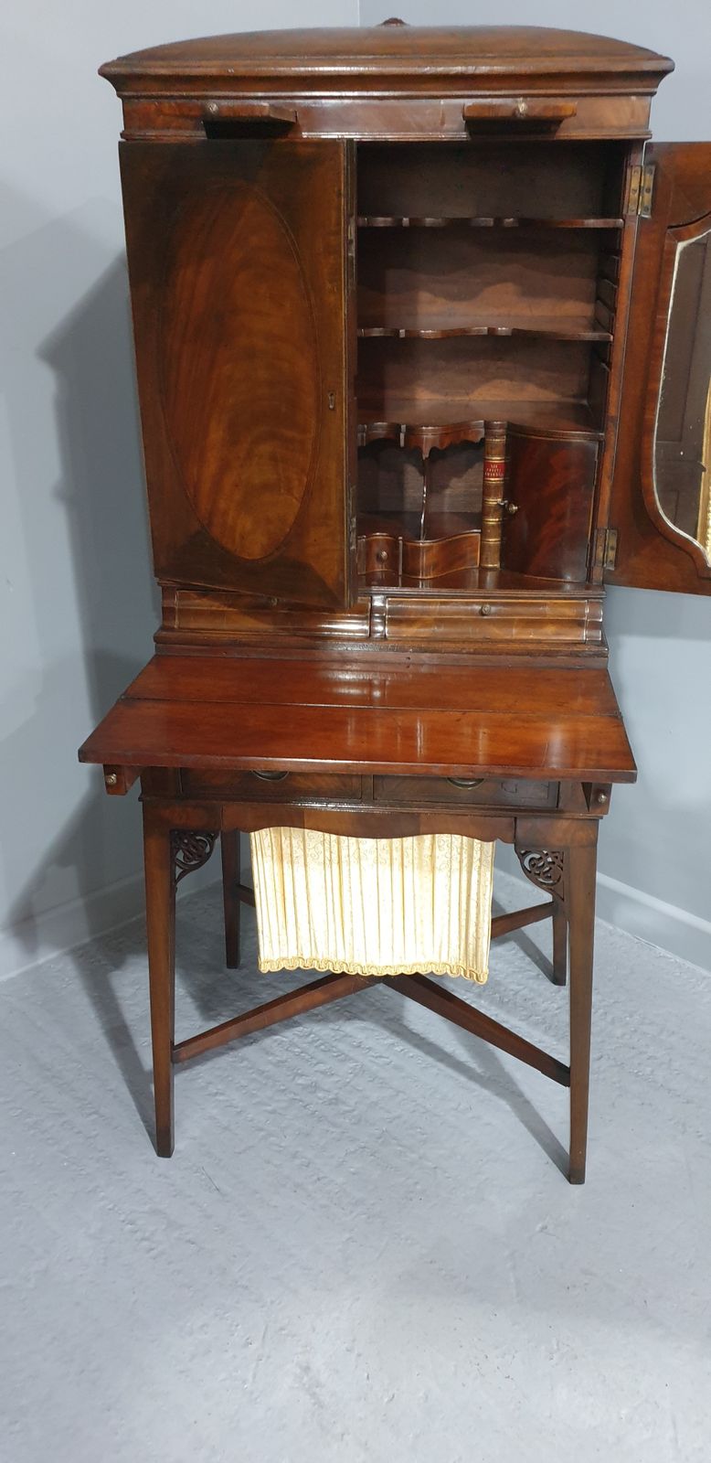 4950.0 Ladies Georgian Mahogany Desk By 'Gillows' photo