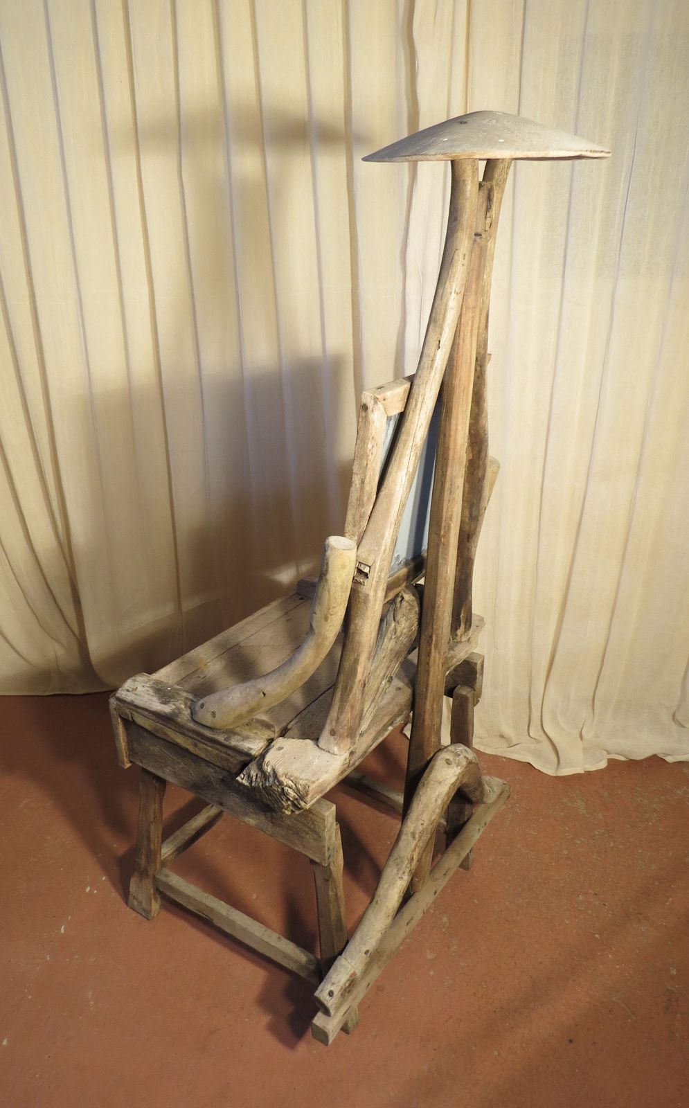Rustic Tree Branch Table, Late 20th Century. photo Garden Furniture