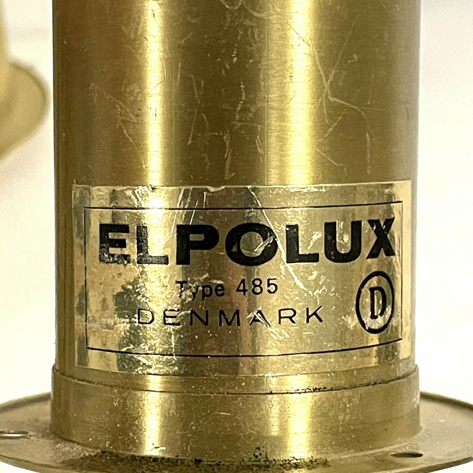 Set Of 11 Vintage Danish Minimalist Postmodern 1980s Ceiling Spot Lights In Brass Metal   Design From Elpolux photo for sale