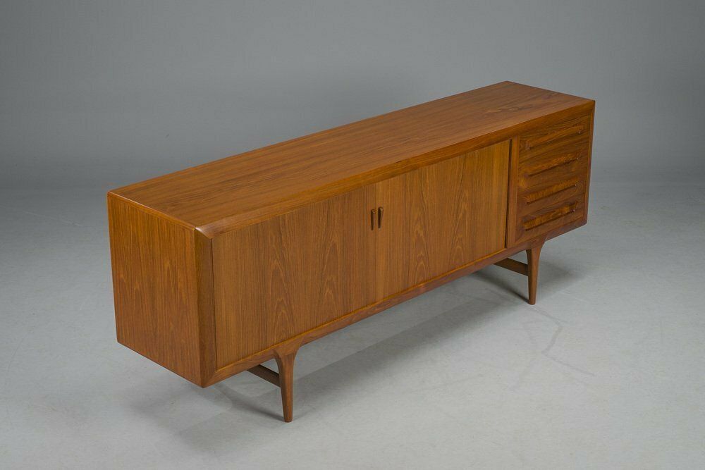 Furniture Teak Sideboard By Ib Kofod Larsen For Faarup Møbelfabrik, 1960s photo