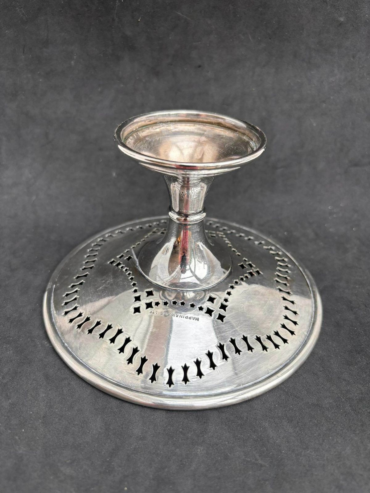 Mappin And Webb Voetstuk Schaal Ringenschaaltje Verzilverd Opvangschaal Notenschaaltje Sleutelschaal Koekjesschaal Edwardiaans Verzilverd Cadeau Voor Haar photo for sale