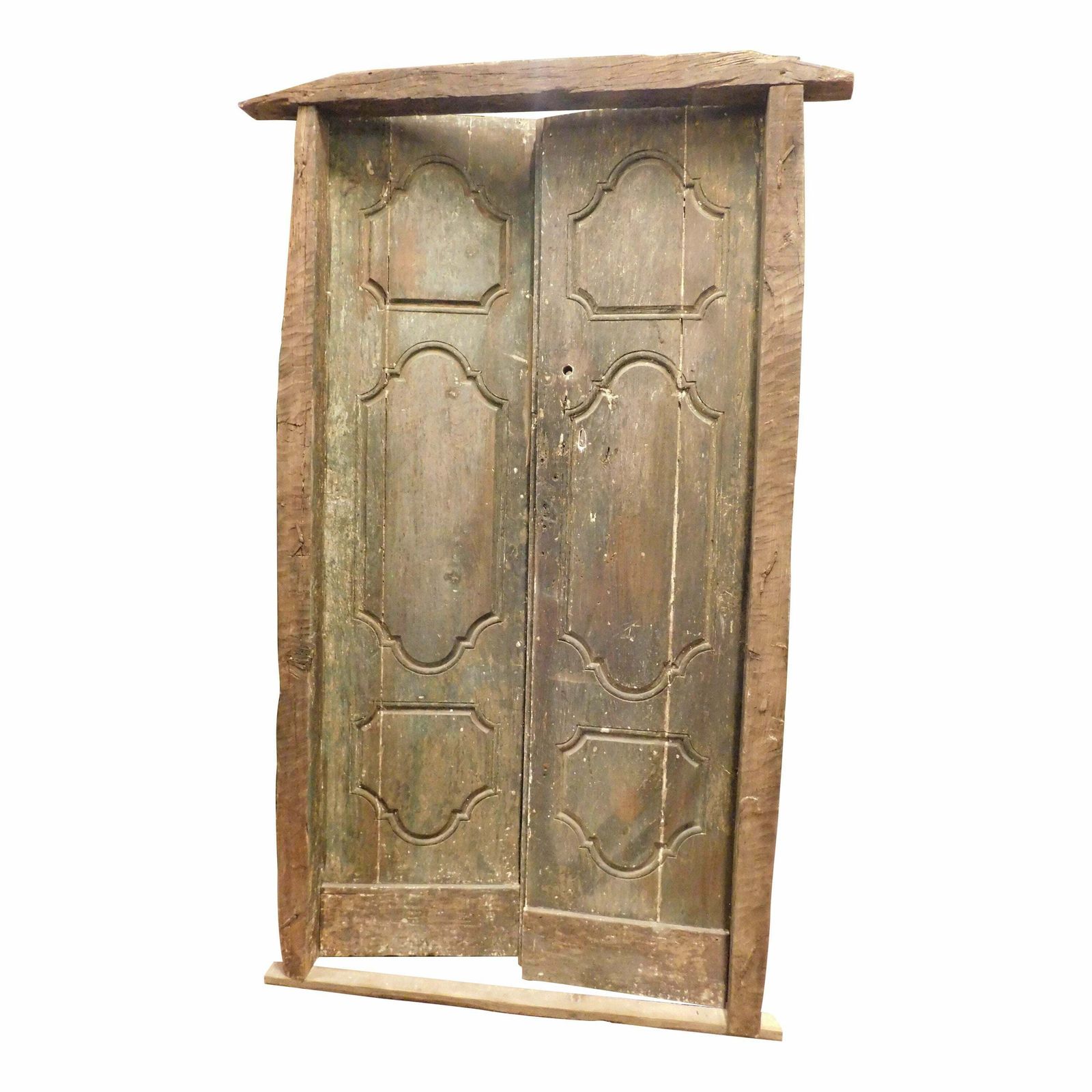 Double Entrance Door With Frame, Italy