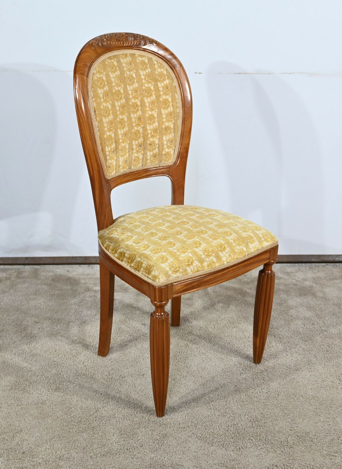 Pair Of Blond Mahogany Chairs, Art Deco – 1940 photo buy