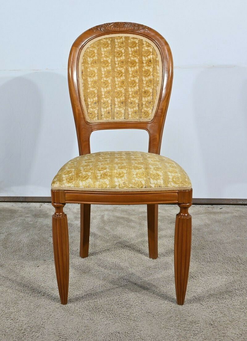 photo for sale Pair Of Blond Mahogany Chairs, Art Deco – 1940