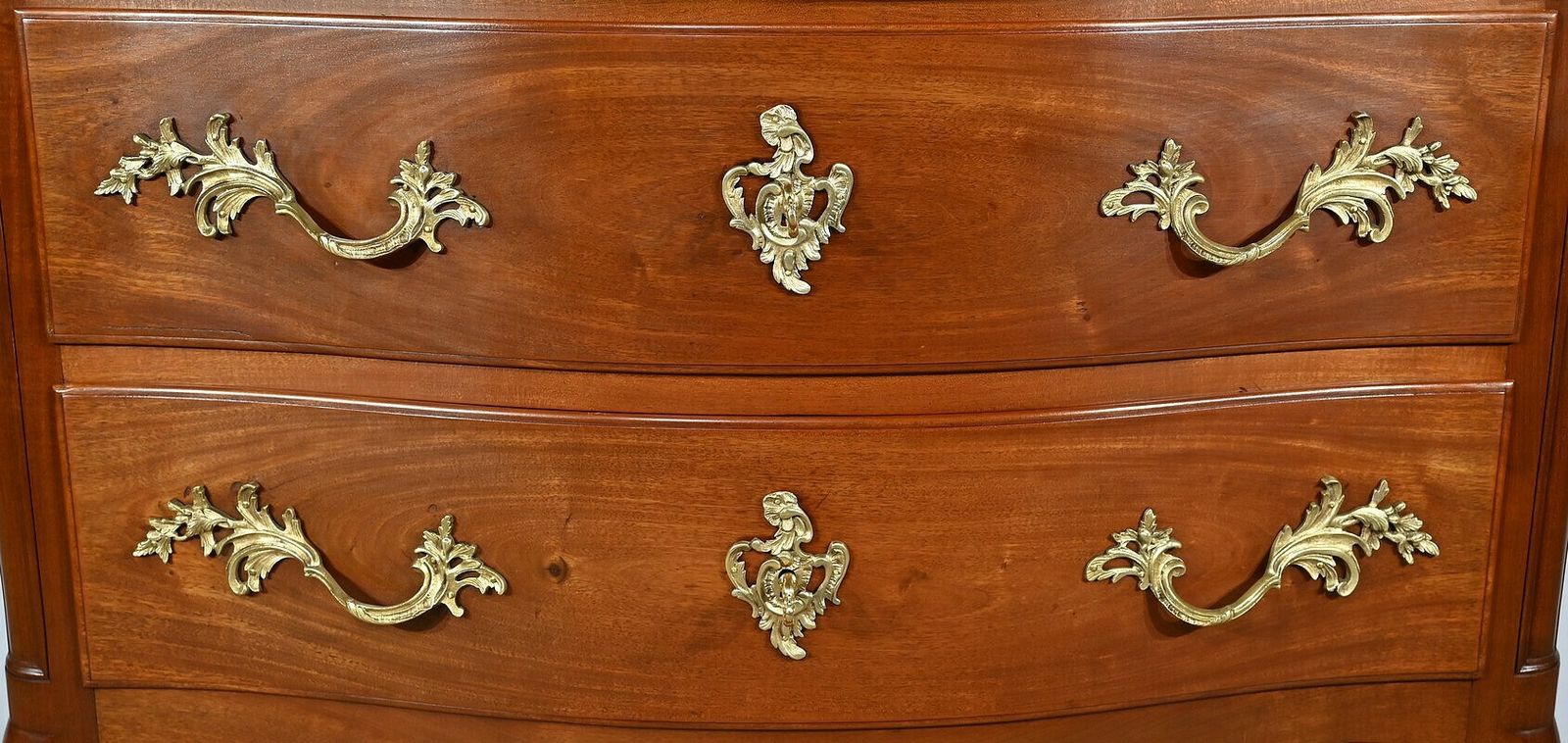 photo for sale Sauteuse Commode In Solid Mahogany, Louis XV Style – Late 19th Century