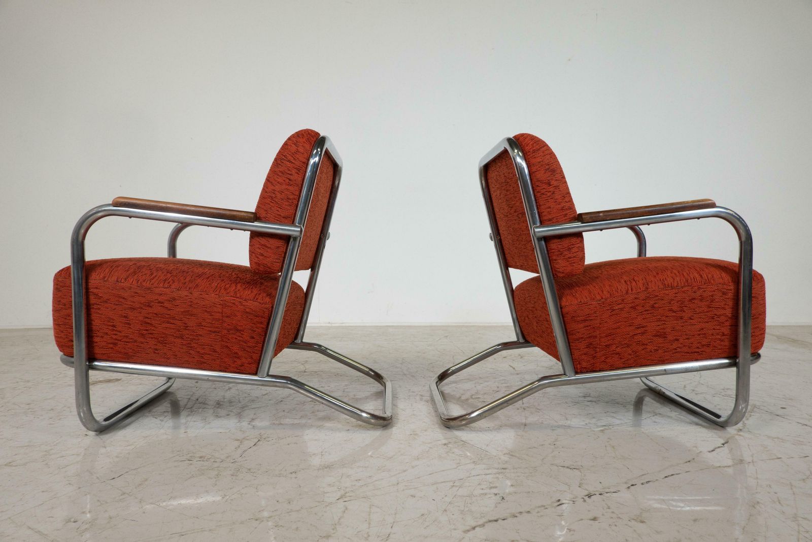 Pair Of Bauhaus Armchairs, Hynek Gottwald   1930s photo Furniture