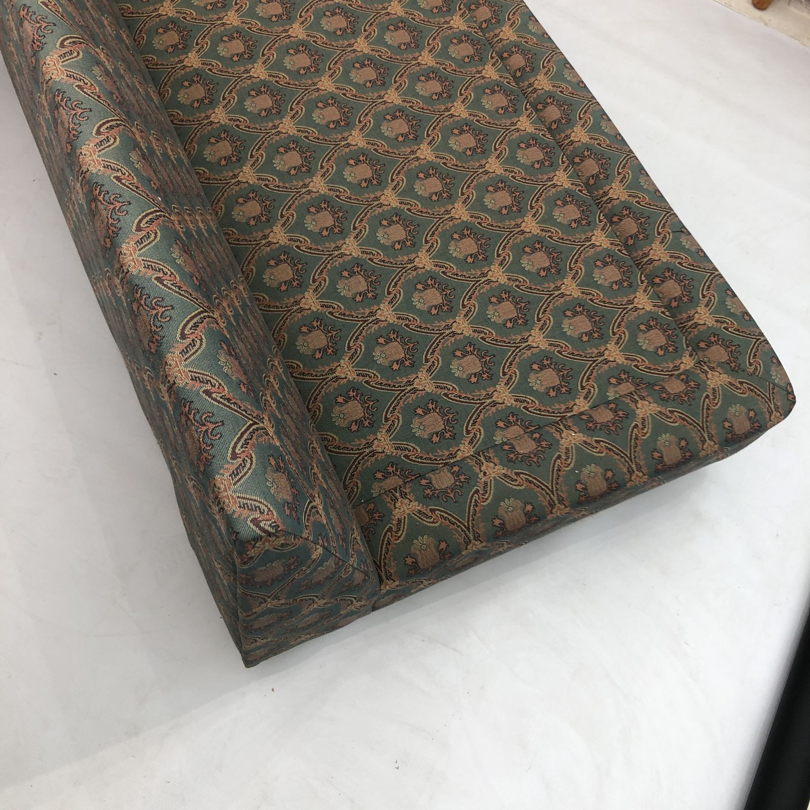 photo buy Low Tuxedo Two Seater Sofa On Wheels Mid Century Modern Settee 1960s Multicolour