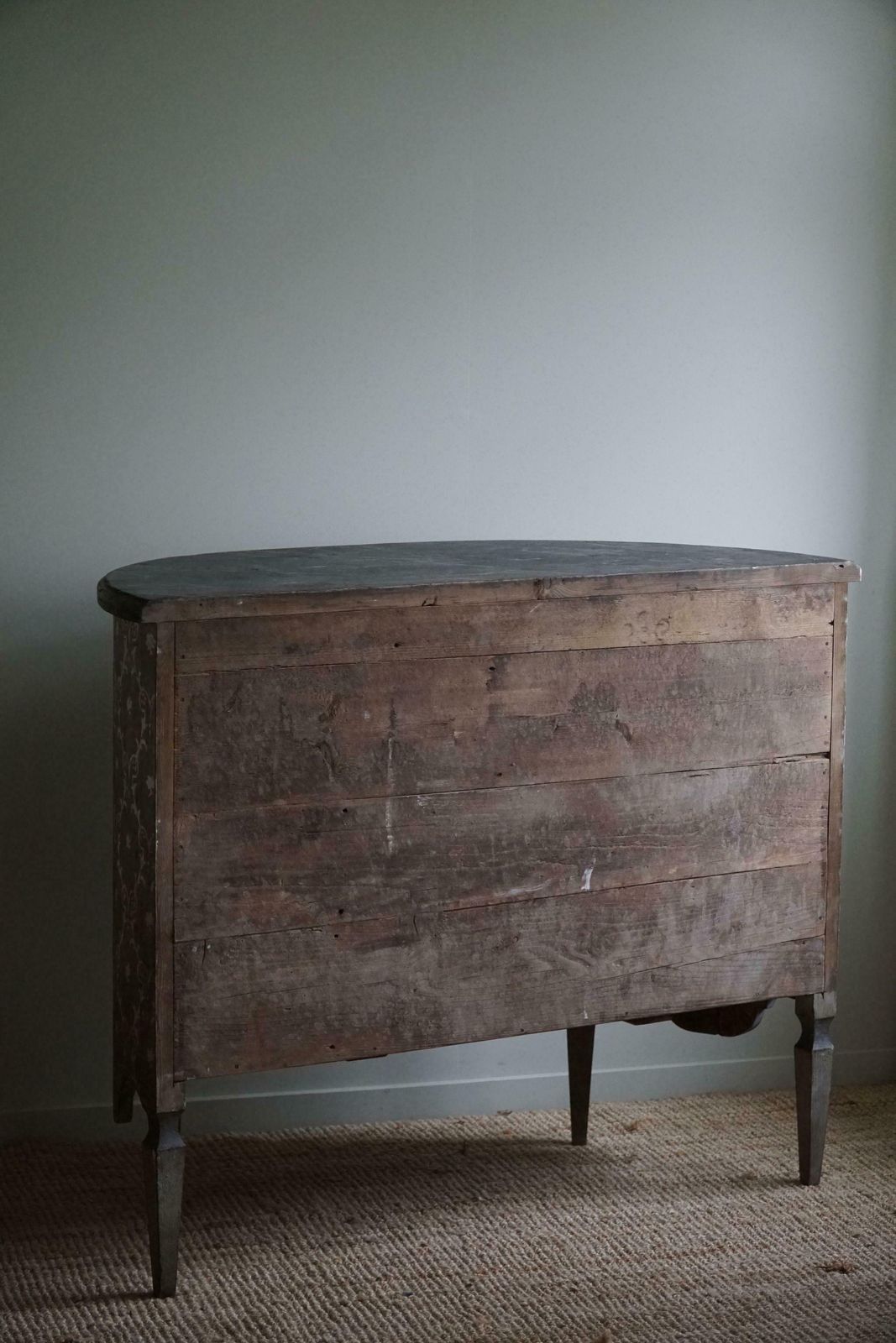 4258.0 19th Century Antique Painted Pine Cabinet, Italian Cabinetmaker, Made In Tuscany photo