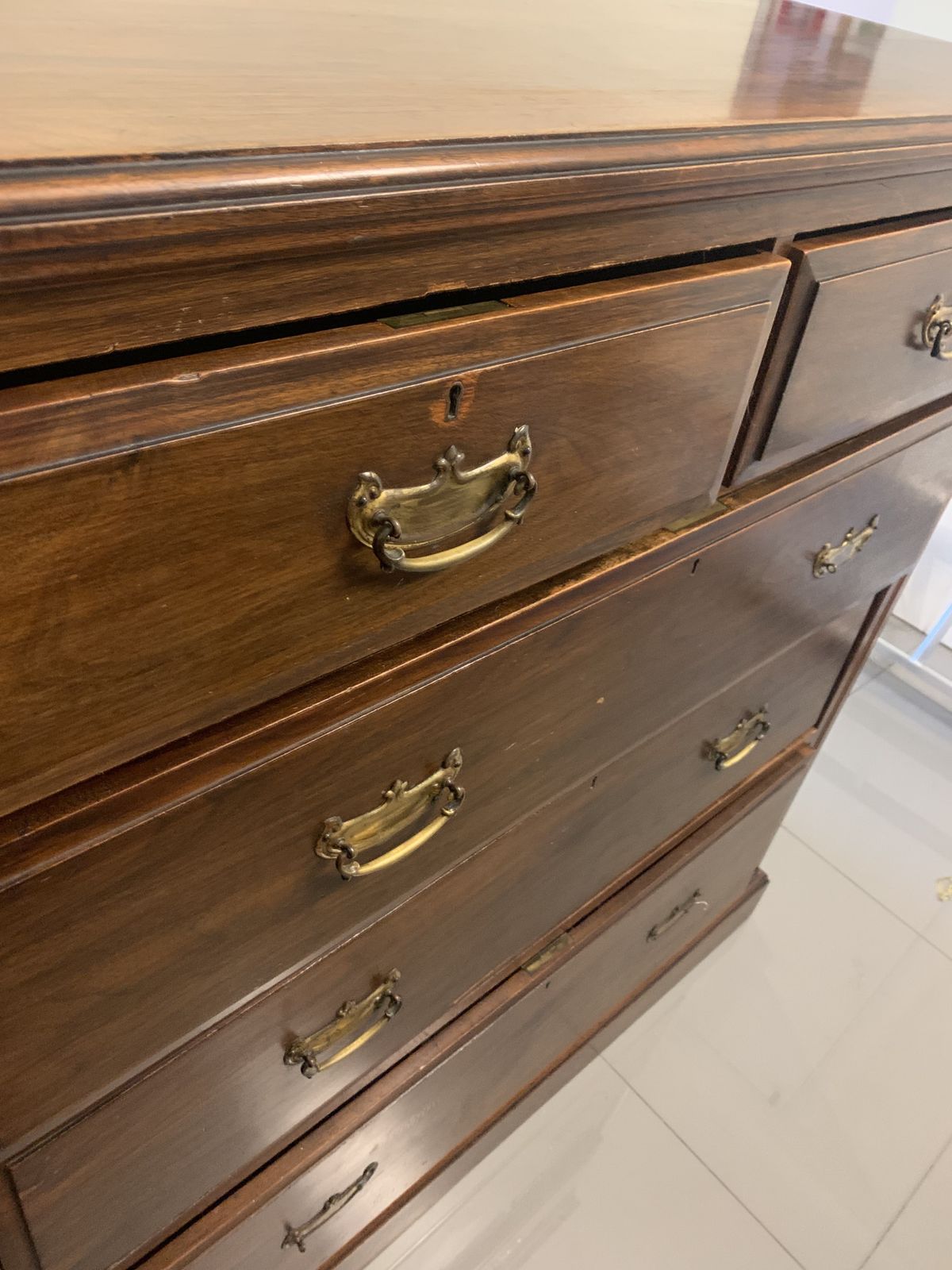 18th Century Antique Oak Chest Of Drawers photo 250.0