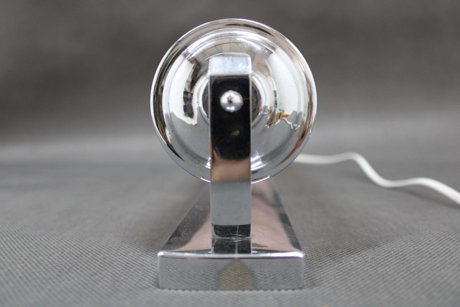 1930s Bauhaus Tubular Wall Light With Pink Glass, Czechoslovakia photo for sale