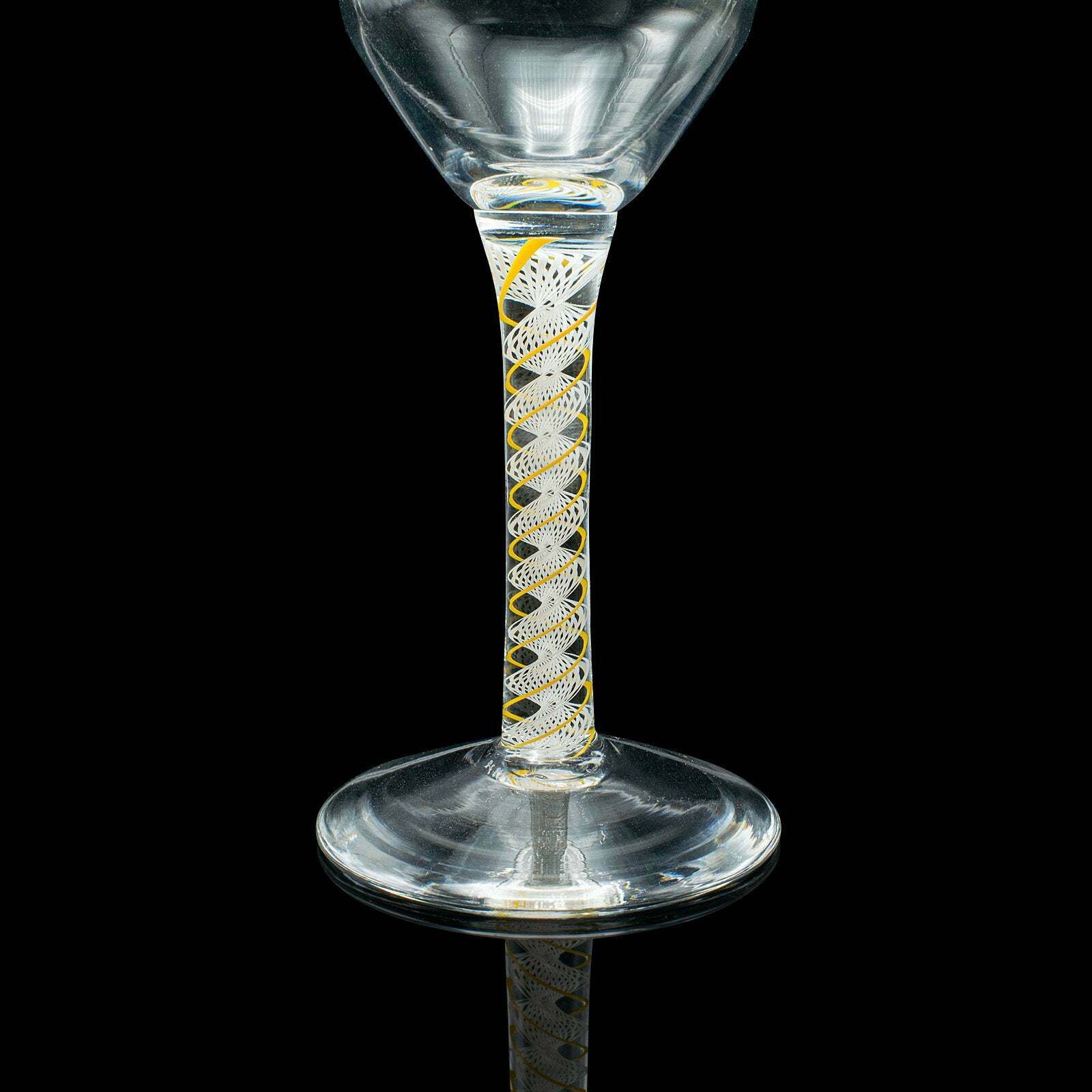 Set Of 8 Vintage Aperitif Glasses, English, Twist Stem, Spirits, Wine Glass photo buy