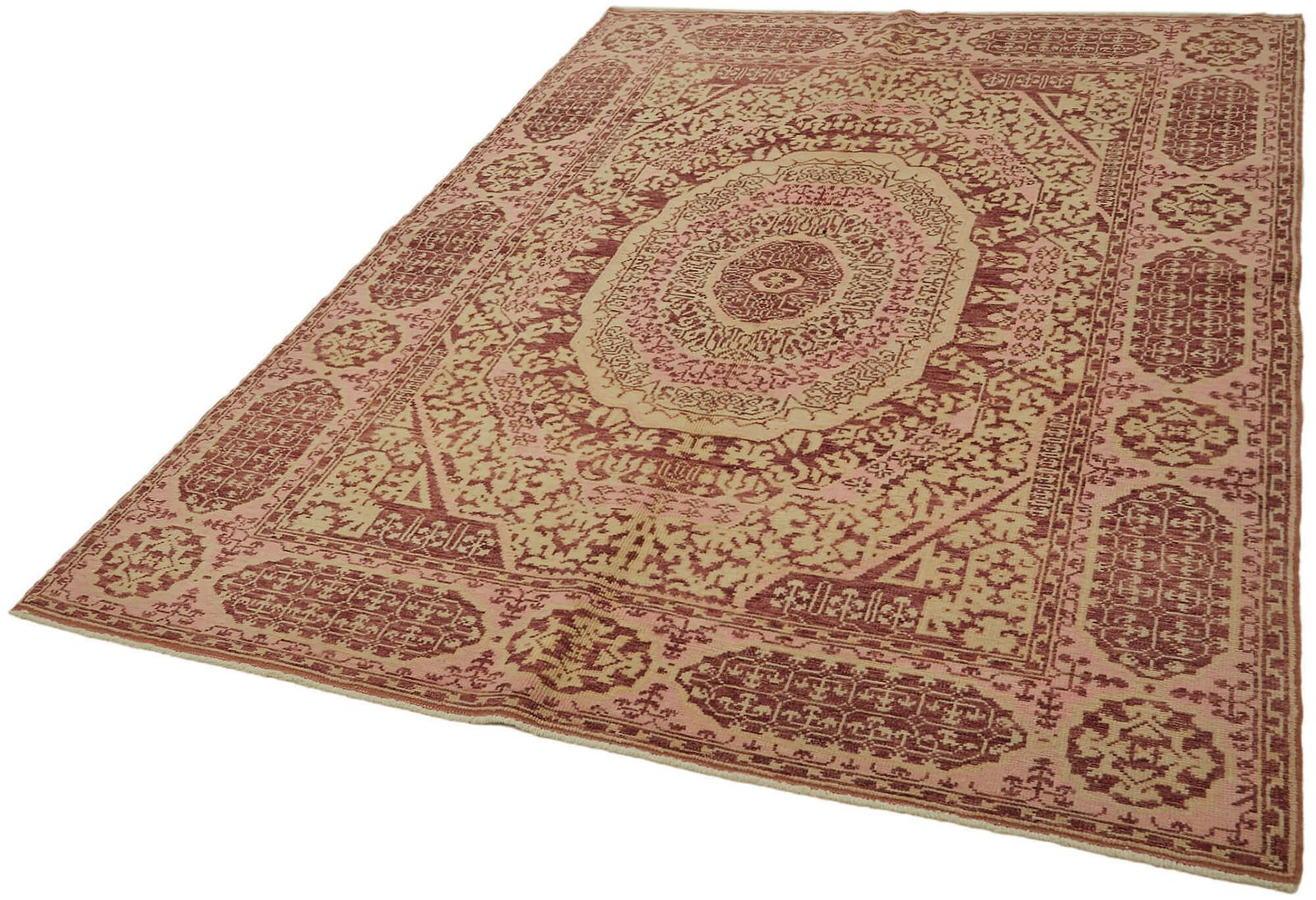 5x7 Red Oushak Rug   44454, 2010s photo 1267.0