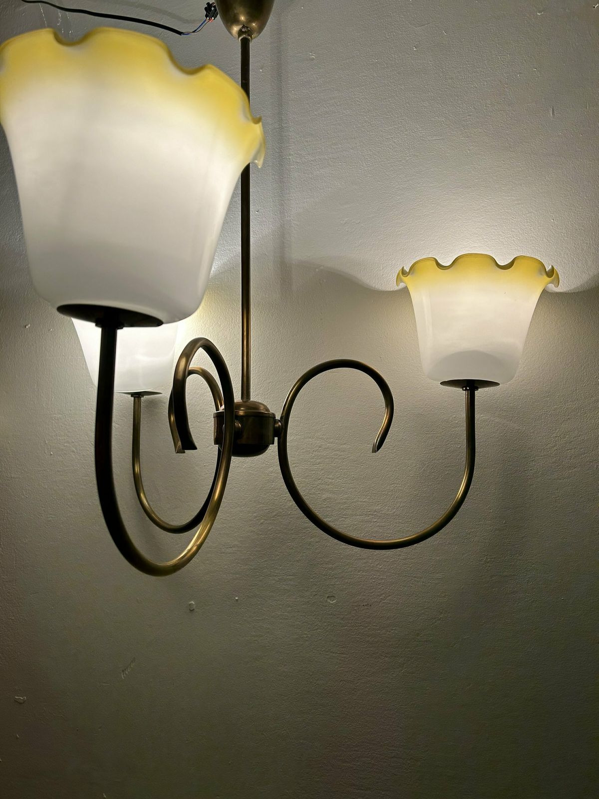 Mid Century Ceiling Lamp / Pendant Light / 1950s /Retro Ceiling Lamp/Hanging Lamp/ Vintage Light/ Vintage Home Decor/Mcm Lamp