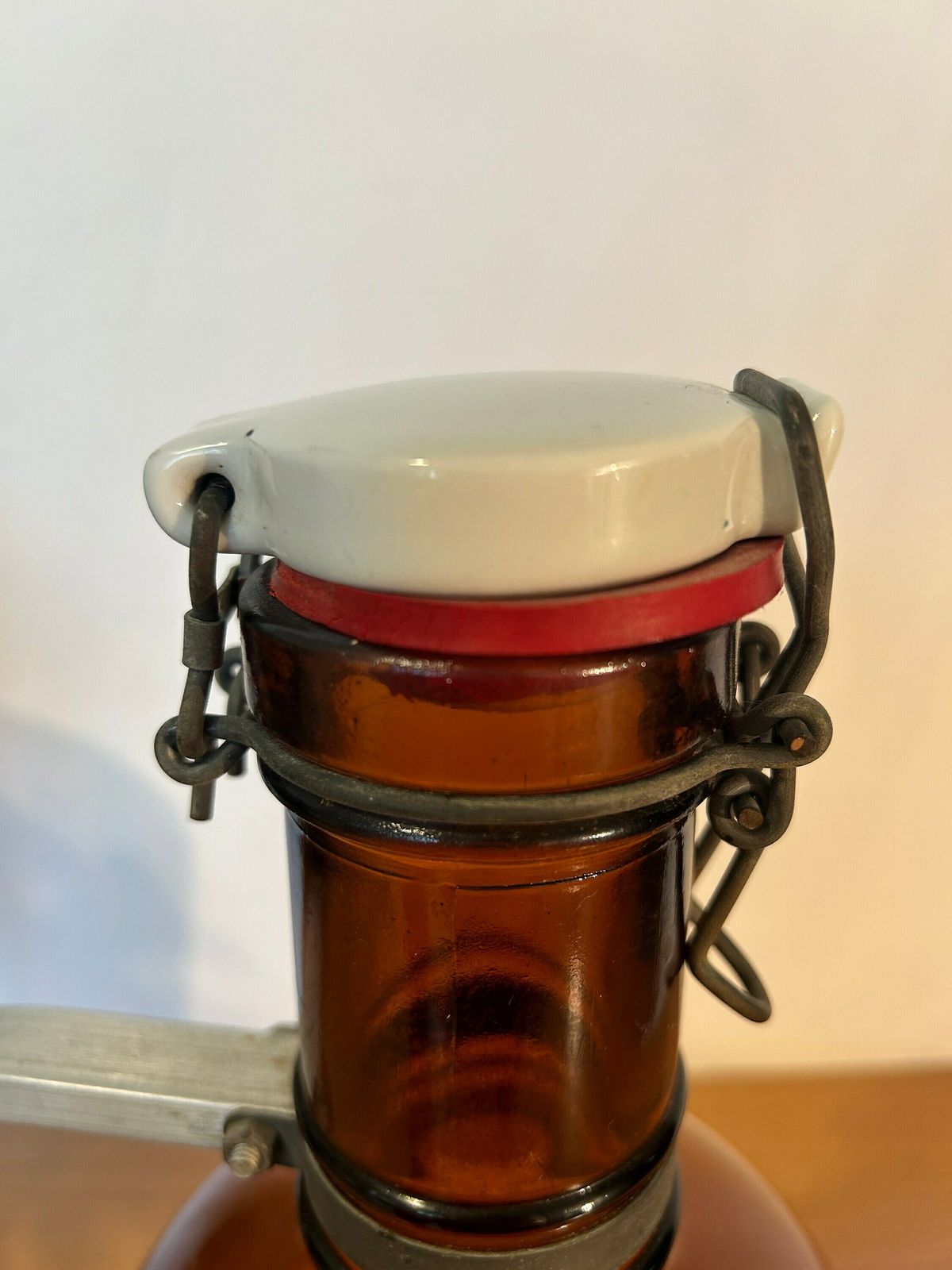 Glass Growler Bottle   Muster Geschuetzt   2 Liter, Vintage Glassware photo for sale