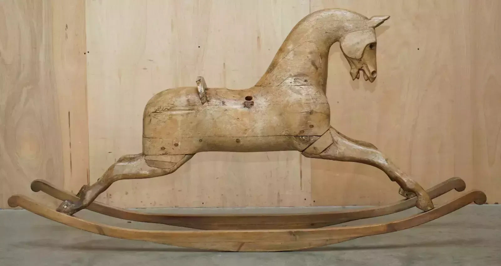 Sublime Large & Decorative Former Merry Go Round Antique Victorian Rocking Horse photo furniture