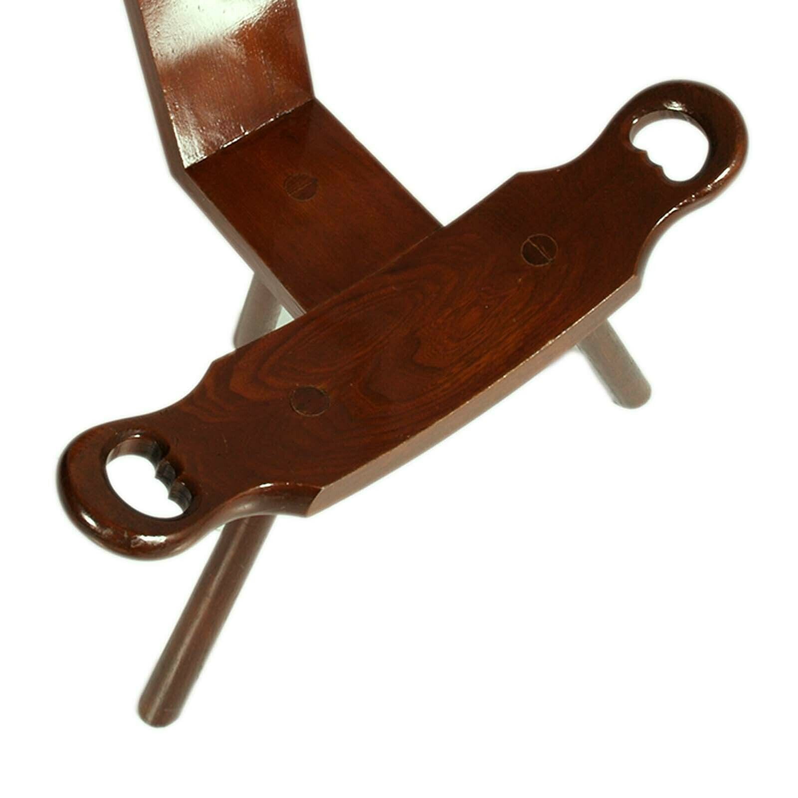 Tyrolean Mountain Chair , Solid Oak, Handcrafted , Brutalist Style, Wax Polished photo for sale