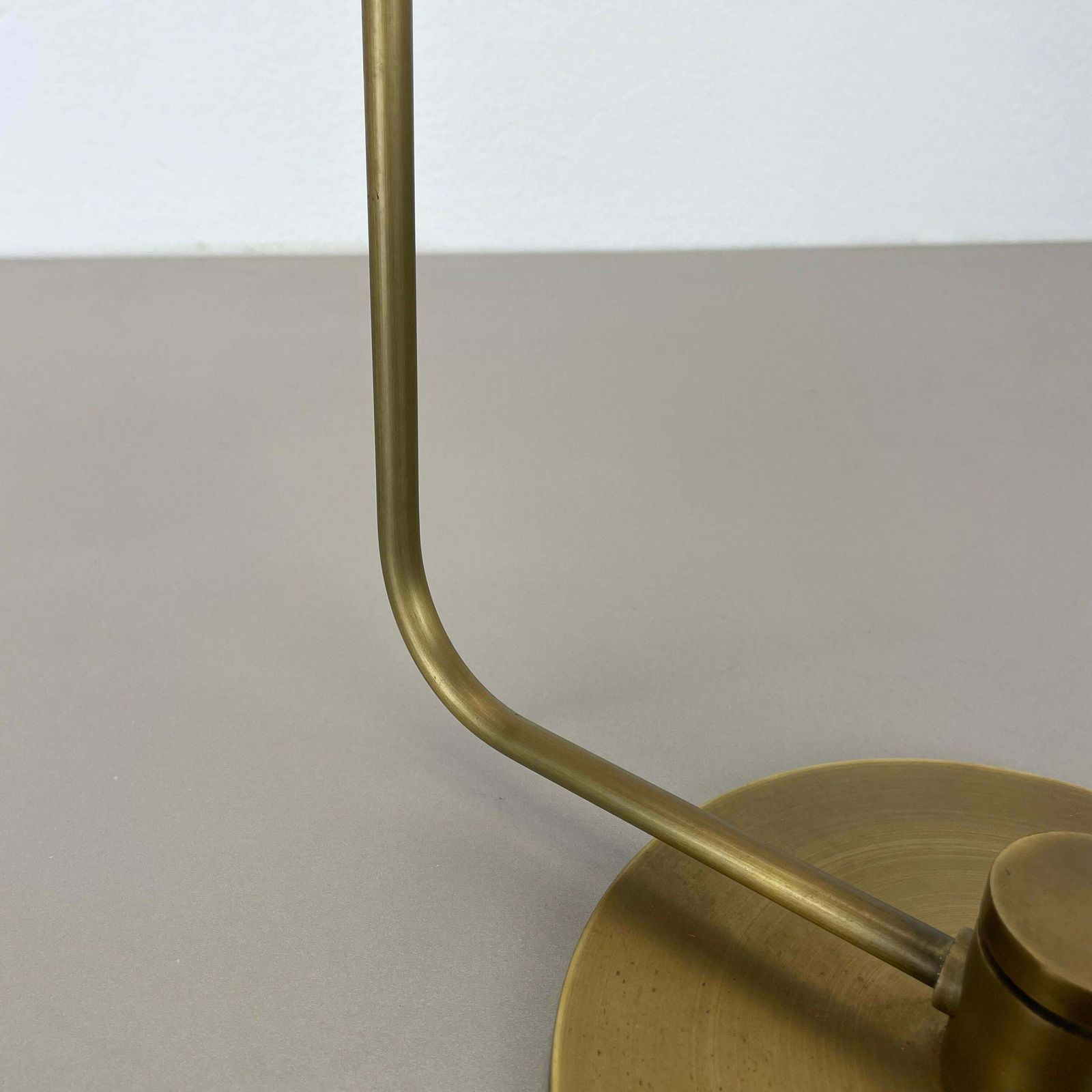 Brass Table Light By Rosemarie And Rico Baltensweiler Attrib., Switzerland 1970s photo vintage