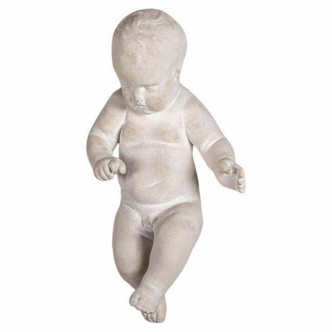 Sculpture Of A Baby In Fine Plaster, Xxist Century