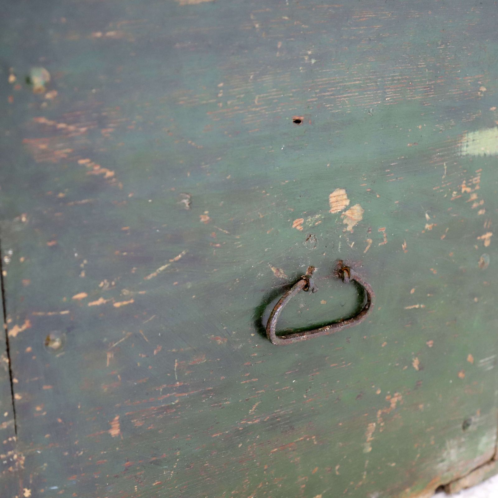 19th Century Romanian Hand Painted Marriage Chest photo vinterior