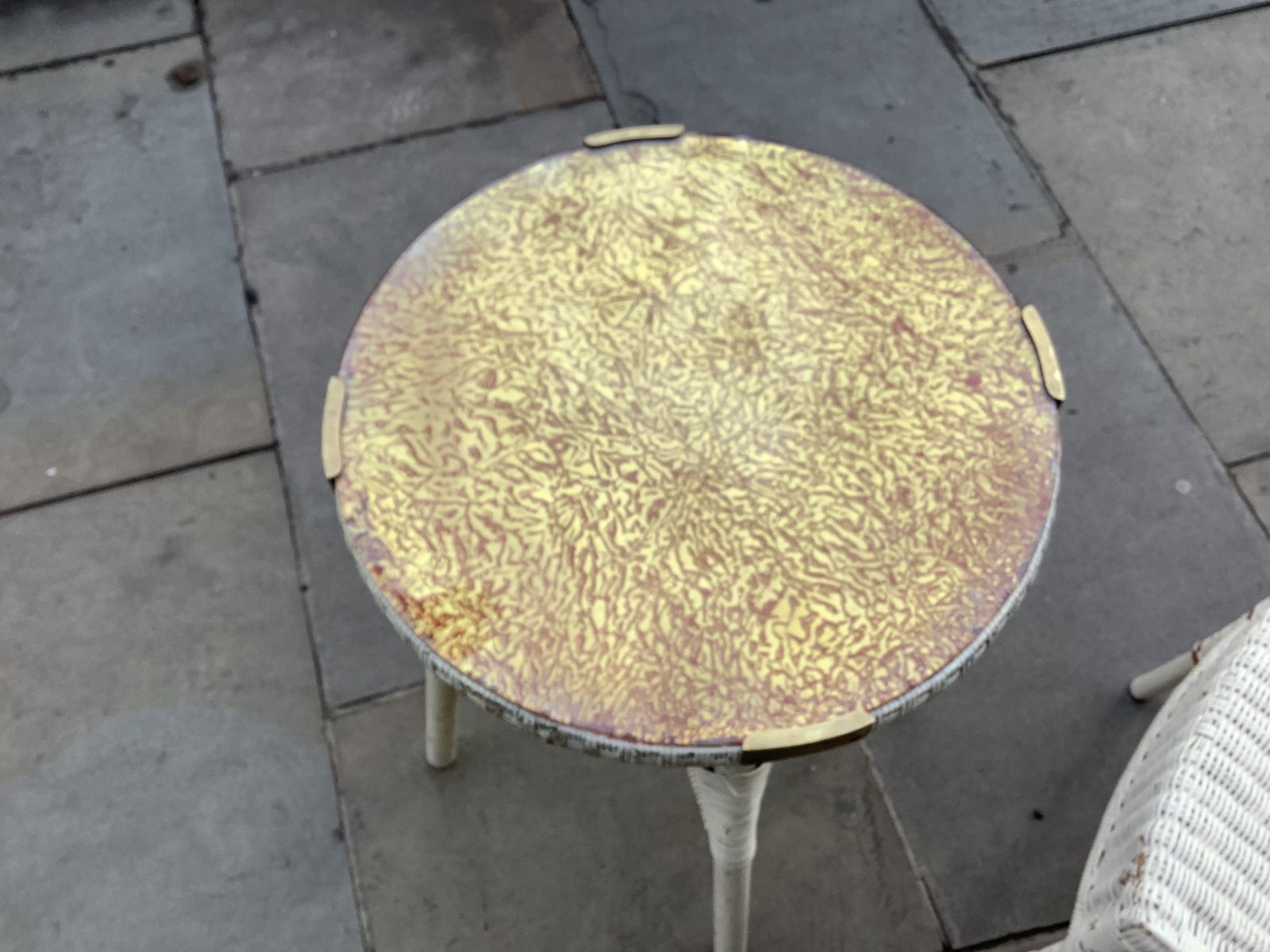 Rare  Cane Table And Chair By Angraves Of Leicester,And  Dryad photo Furniture