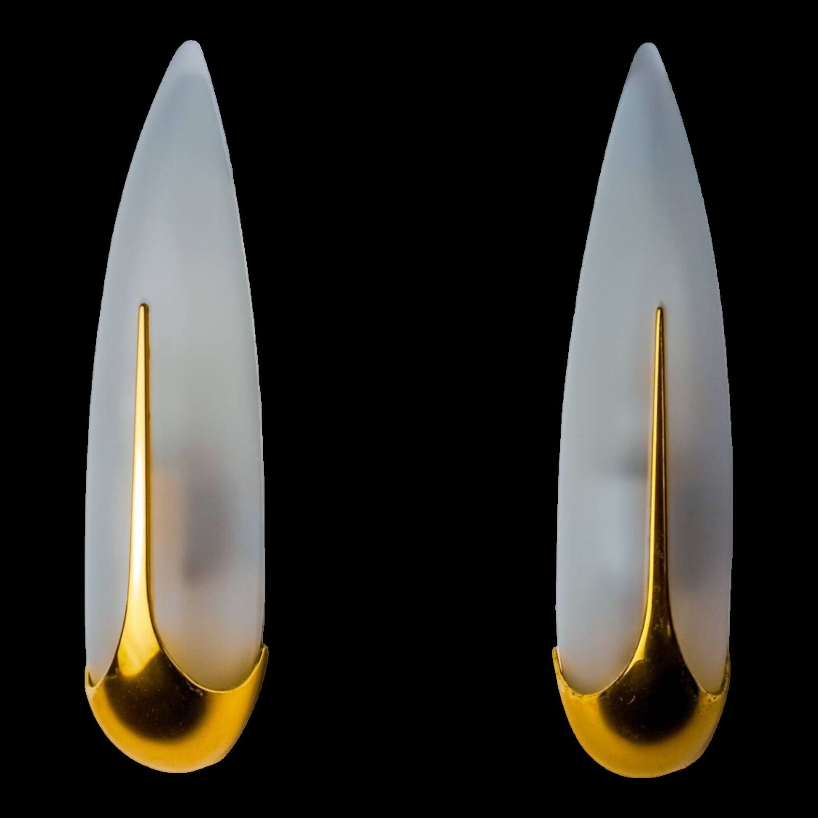 Pair Of Idearte "Ear Of Corn" Wall Lights, Spain, 1980