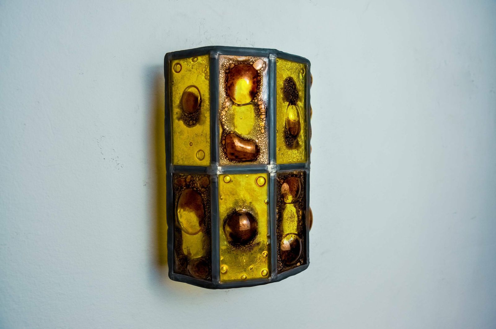 Brutalist Wall Lamp By Felipe Derflingher For Feders, Blown Glass, 1960, Mexico photo 835.0