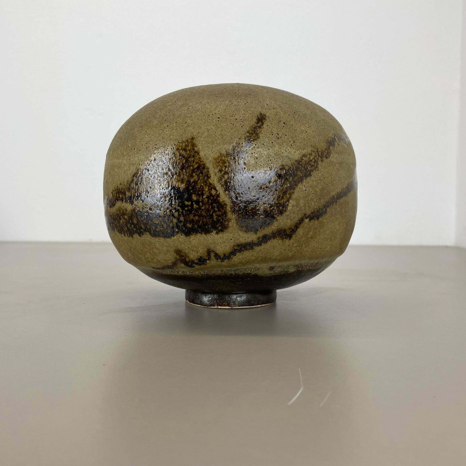 Home Decor Large Sculptural Studio Pottery Vase Object By Dieter Crumbiegel, Germany, 1980s photo