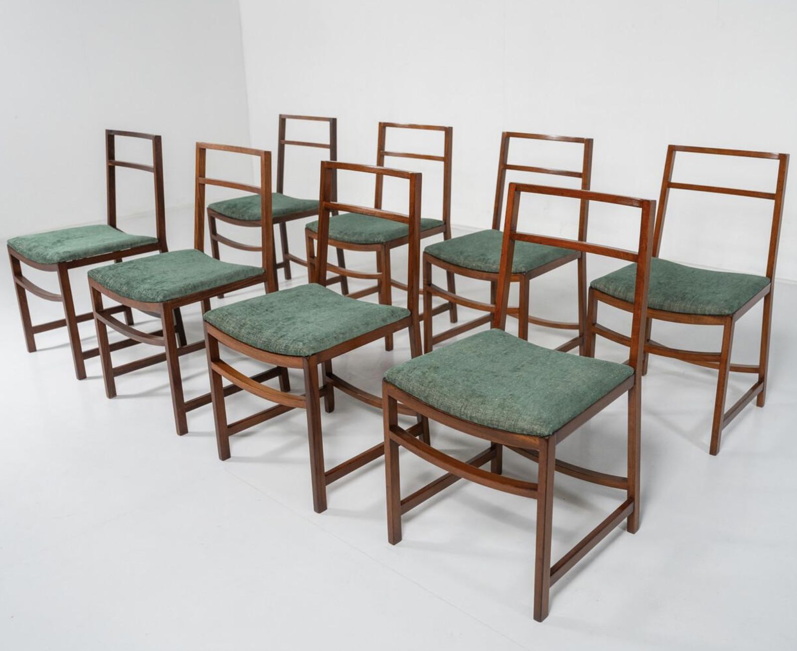 Set Of 8 Mid Century Modern Dining Chairs By Renato Venturi For Mim, 1950s photo 4180.0