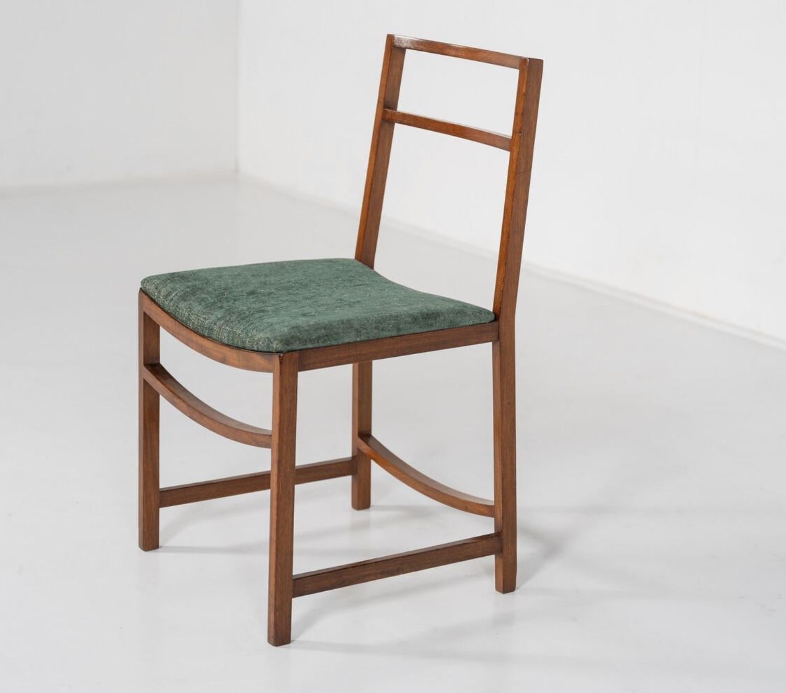 photo vintage Set Of 8 Mid Century Modern Dining Chairs By Renato Venturi For Mim, 1950s