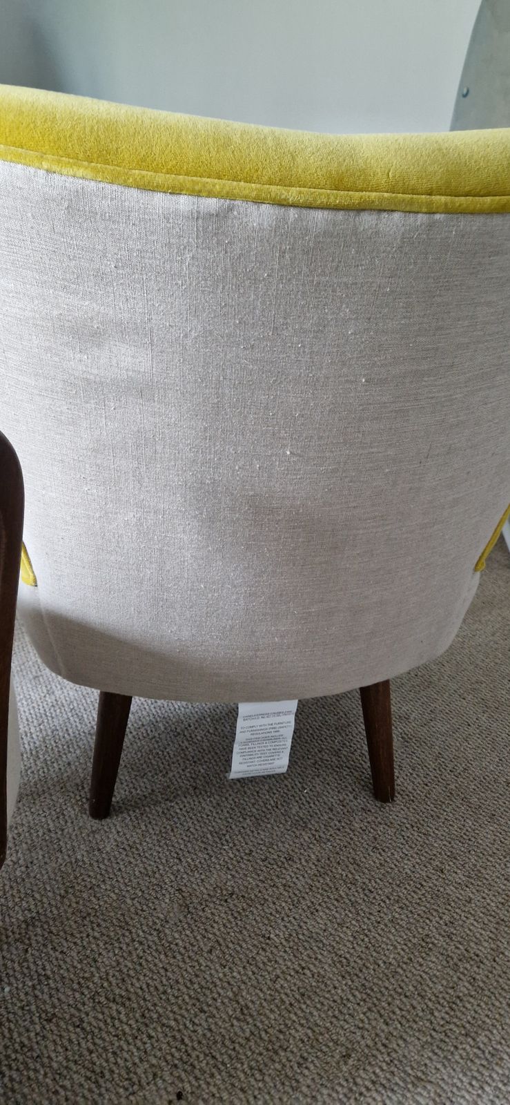 Calvin Armchair Mustard Yellow photo furniture