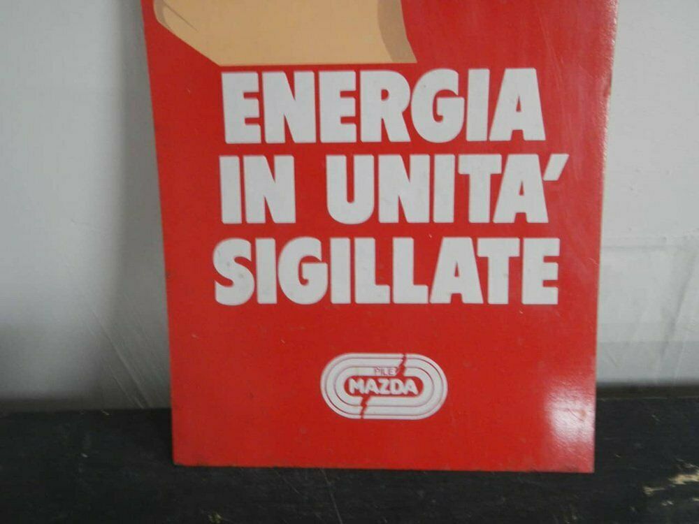 Mazda Tin Sign, 1980, 1980s, Vintage photo buy