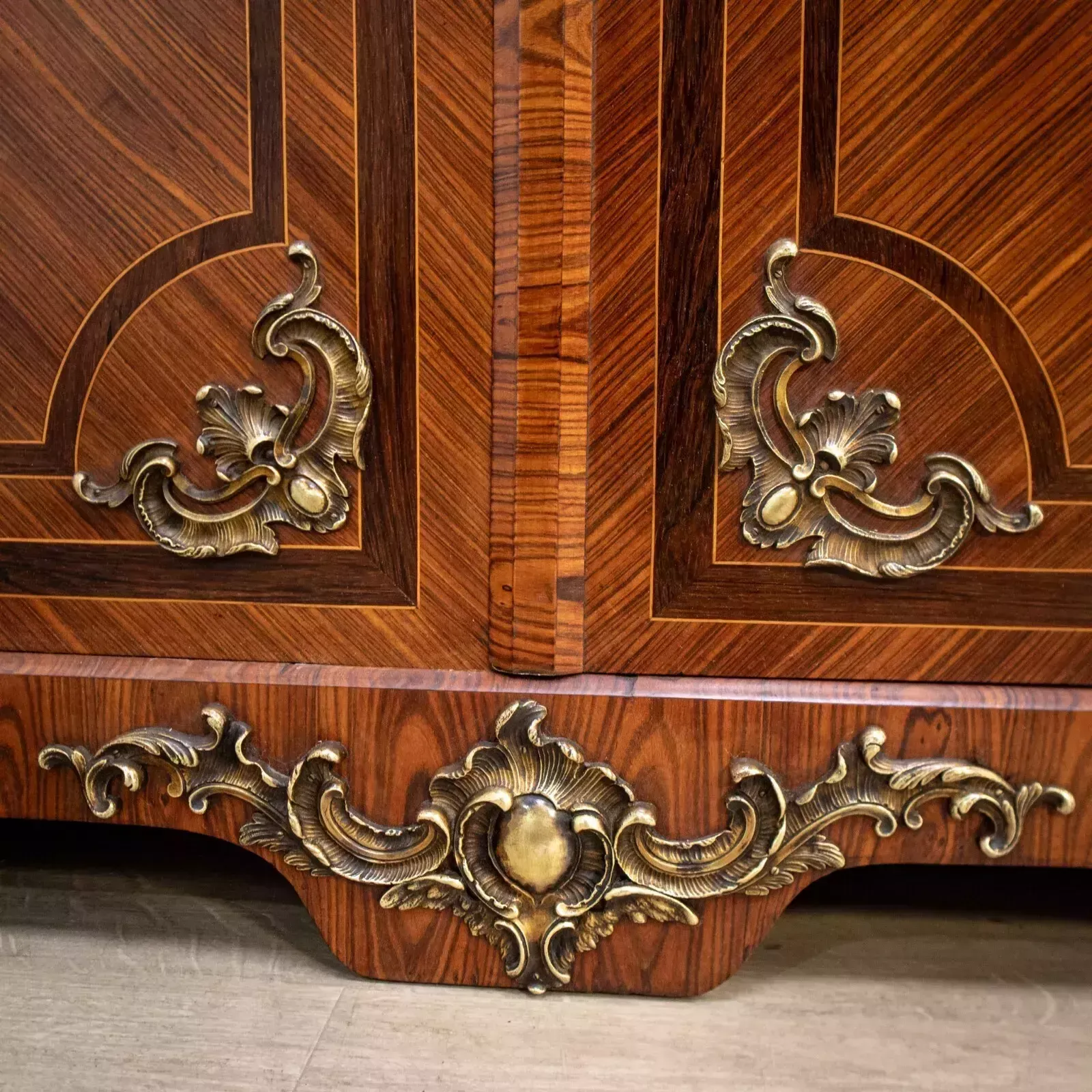 Furniture French Louis XV Style Mesh Door Bookcase photo