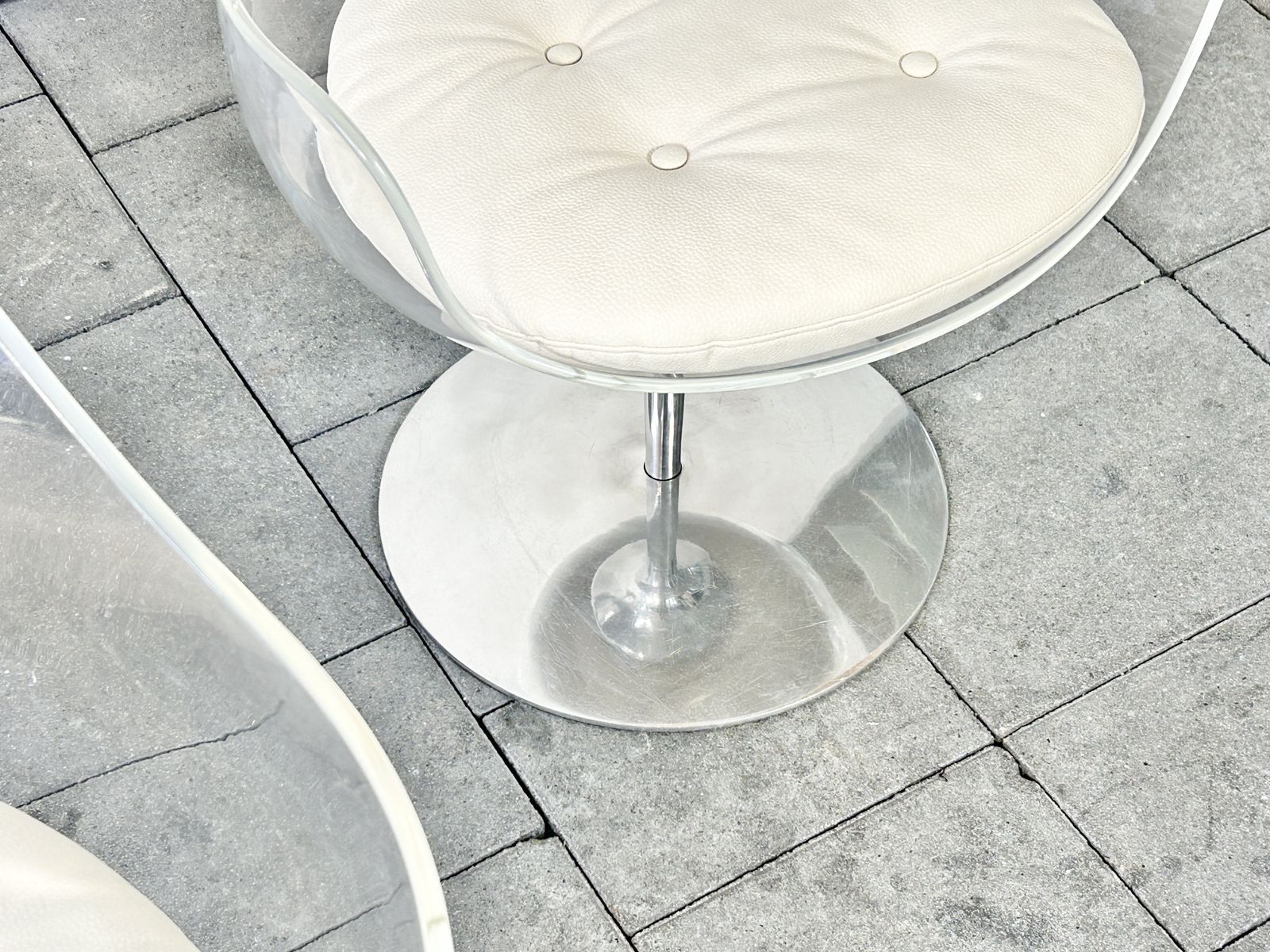 9600.0 Set Of Four Champagne Chairs Design Erwine & Estelle Laverne For Formes Nouvelles 1960s photo
