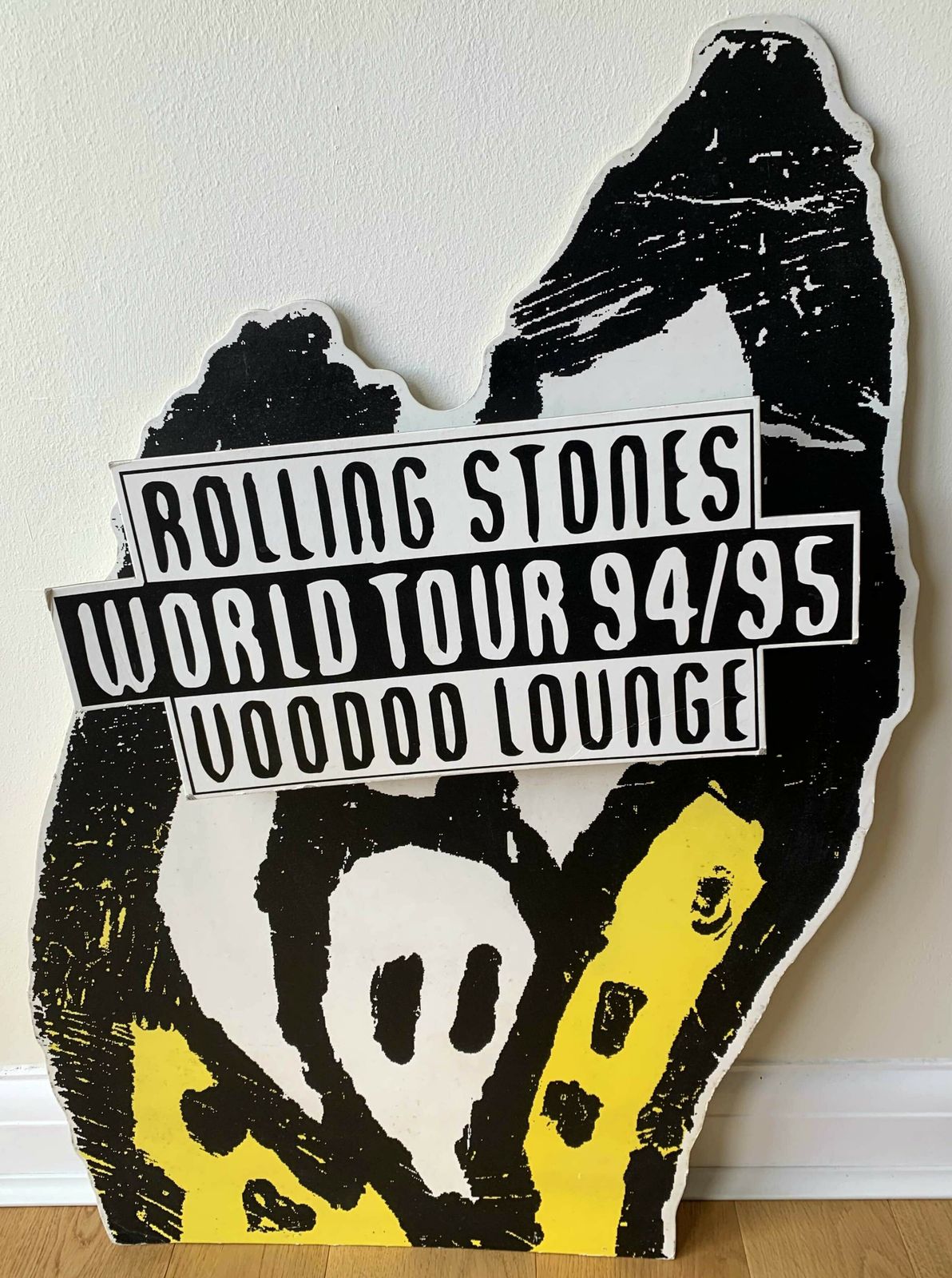 The Rolling Stones : A Large Original Voodoo Lounge World Tour 1994 – 1995 Promotional Standee photo furniture