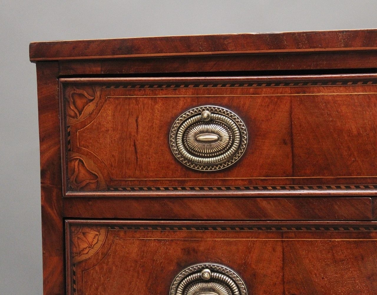 18th Century Inlaid Mahogany Chest photo furniture