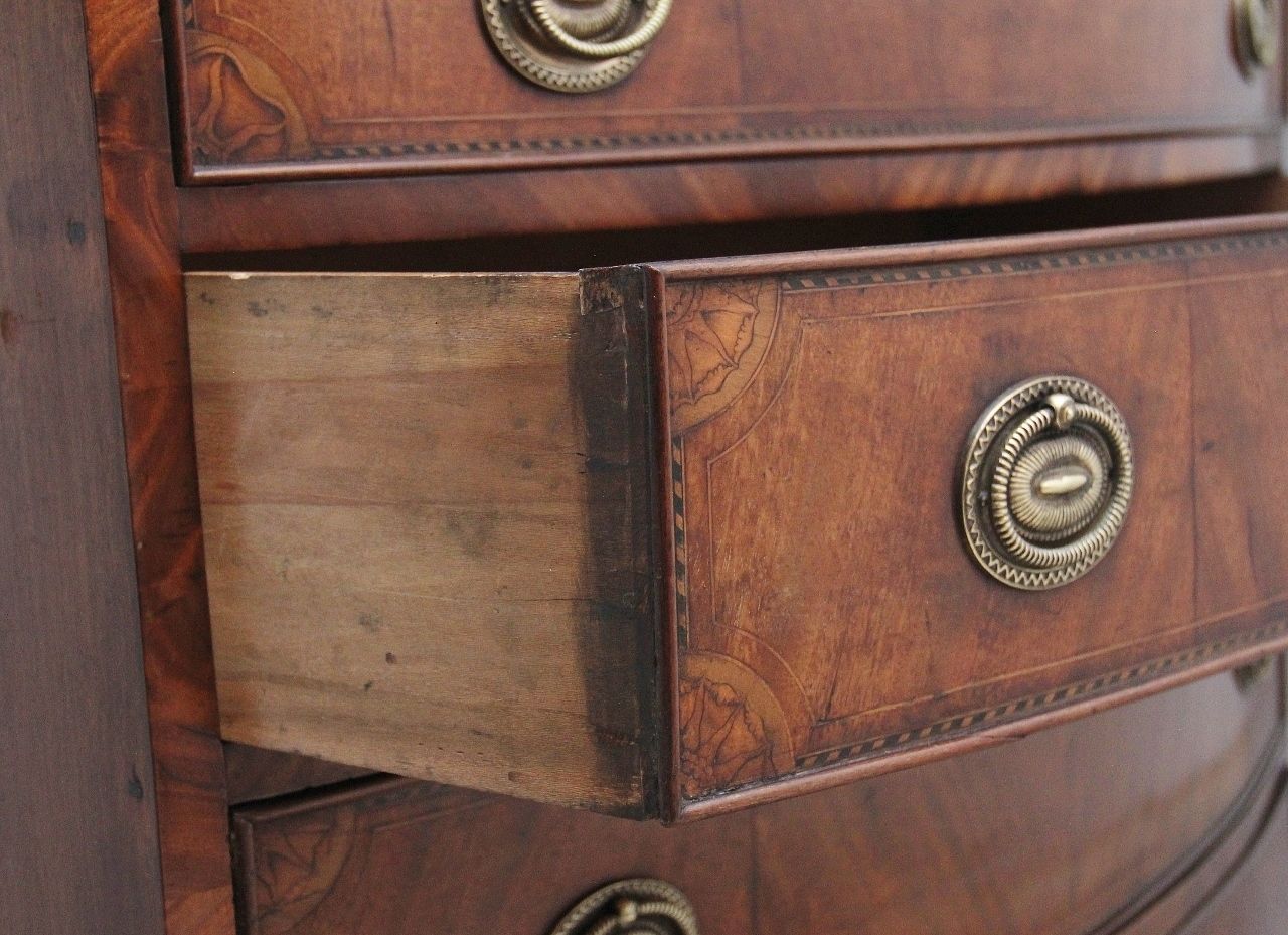 18th Century Inlaid Mahogany Chest photo 2950.0