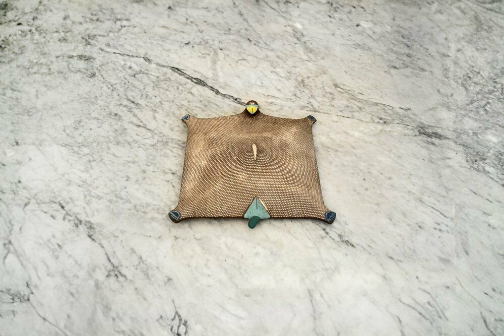 Fior Candido, Modern Sculpture, 1980s, Painted Terracotta photo furniture