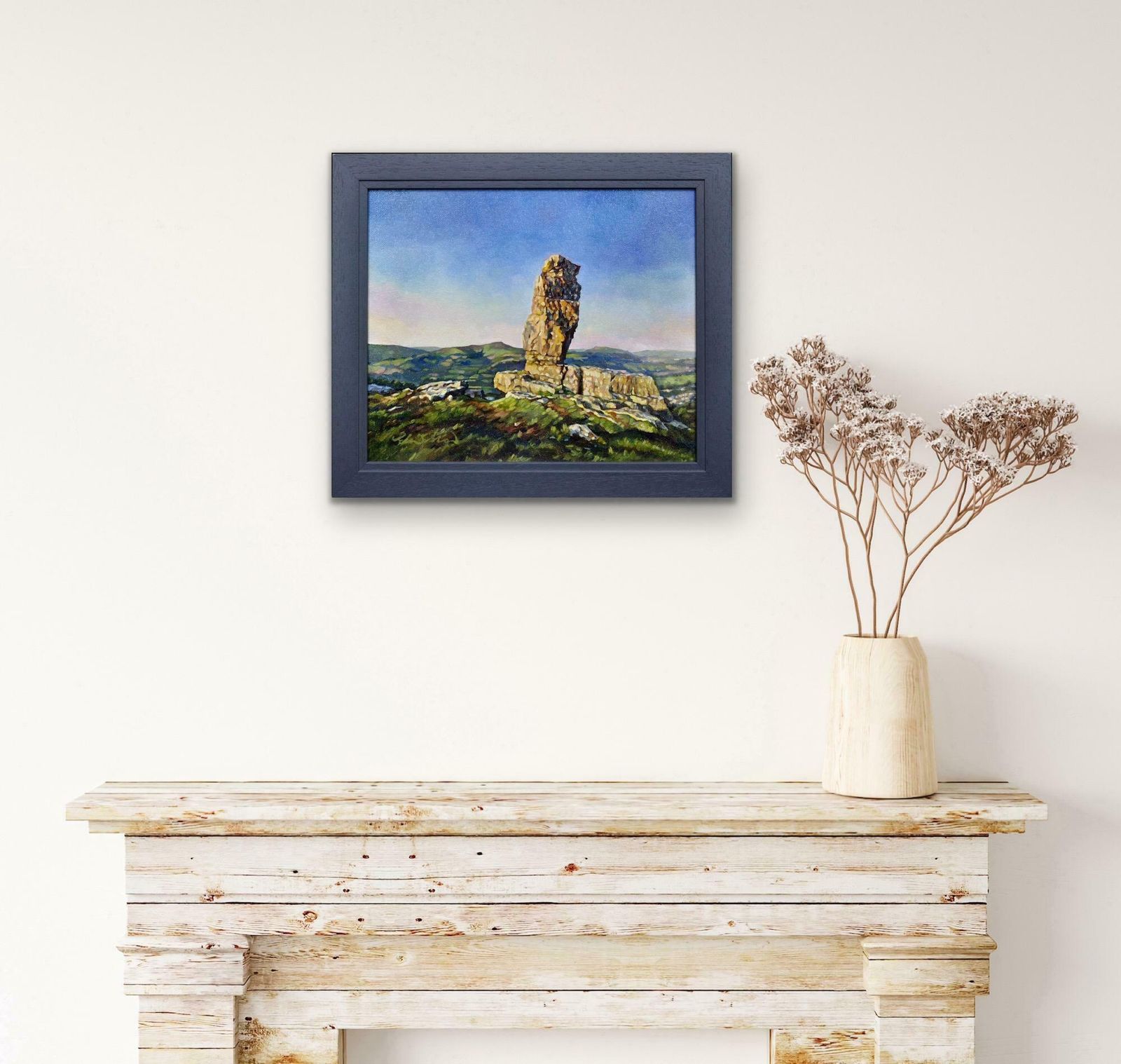 Elin Sian Blake Y Bugail Unig (The Lonely Shepherd), Llangattock, Brecon Beacons. Welsh Folklore photo buy