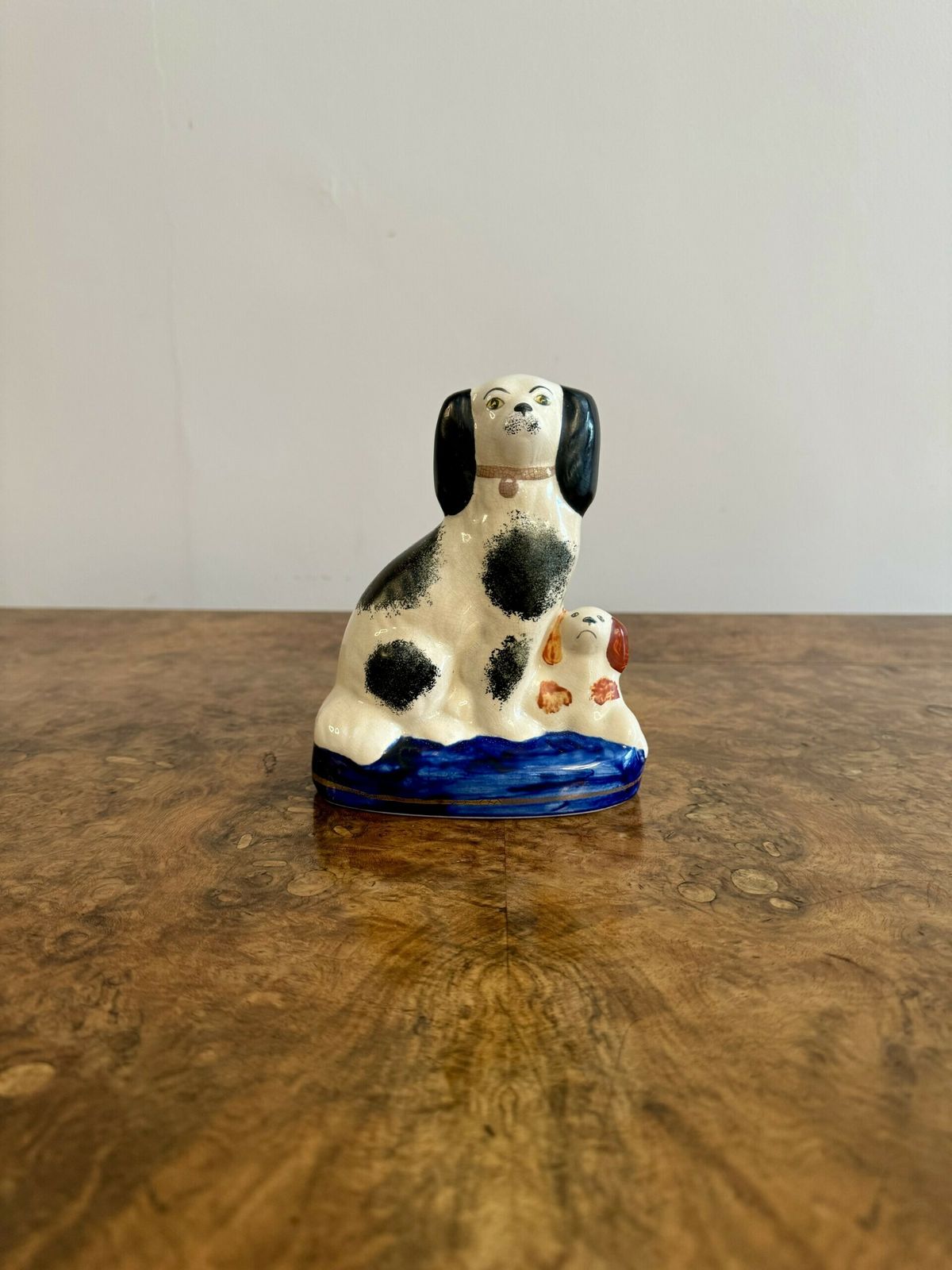 Unusual Collection Of Five Antique Staffordshire Dogs photo 545.0