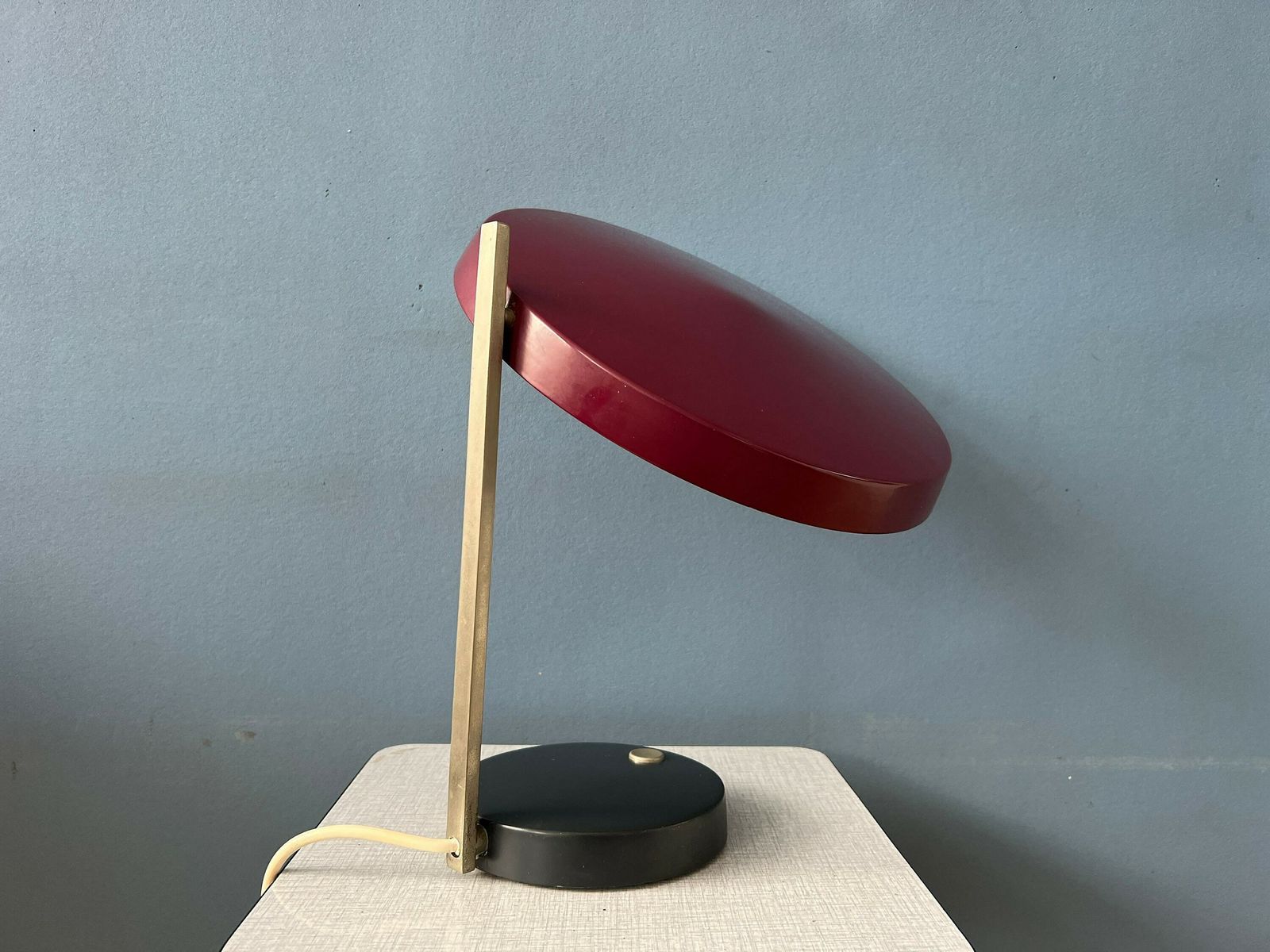 Mid Century 'Oslo' Tafellamp Van Heinz Pfaender Voor Egon Hillebrand photo vinterior