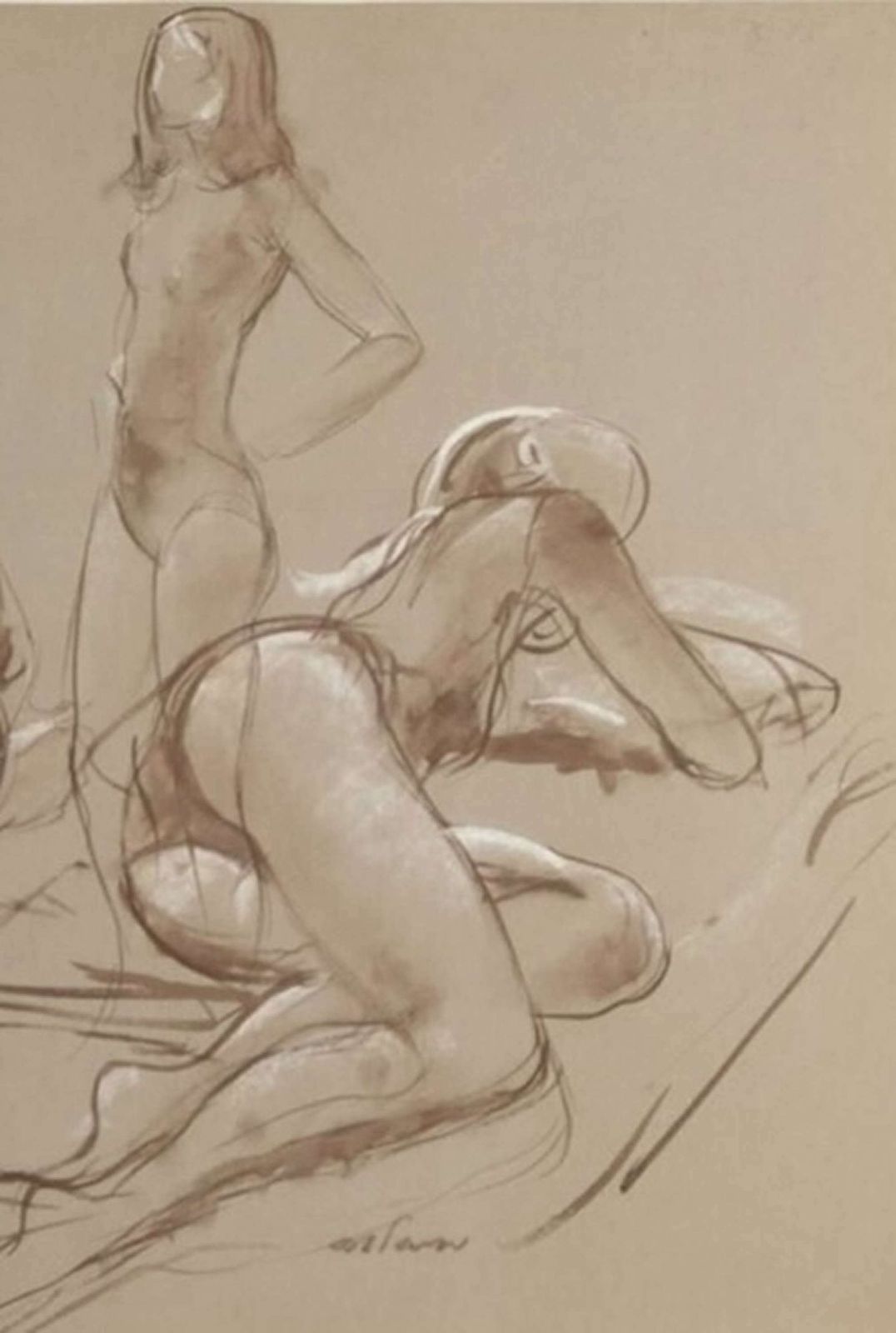 Seated Nudes By Derrick Latimer photo vinterior