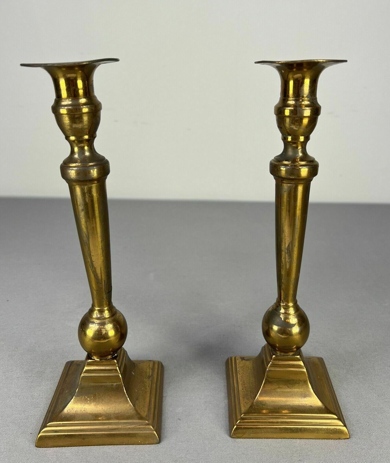 Amazing Pair Of French Vintage Candle Holders (Lot 5183)