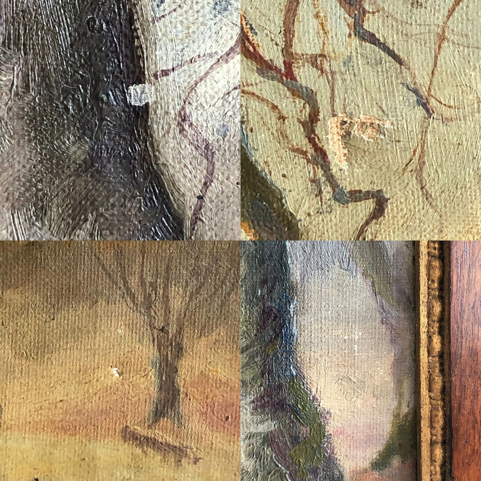 Ludvig Engmann (1868 1935) Oil On Canvas Landscape Painting From “Dyrehaven”   Exclusive Original Danish Art photo vinterior