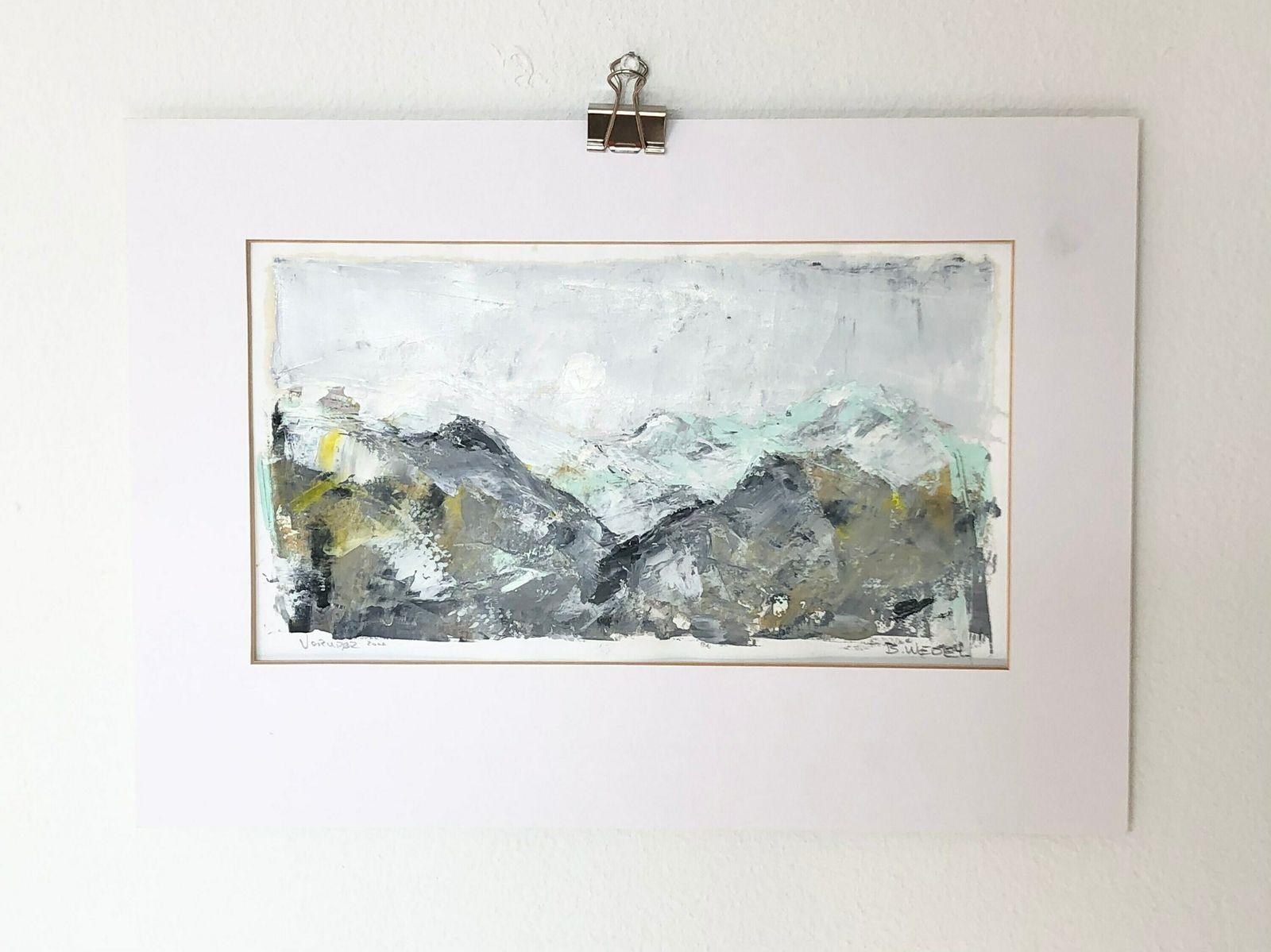 Bent Wedel Original 2002 Abstract Landscape Painting From Denmark With Motive From Vorupør photo vinterior