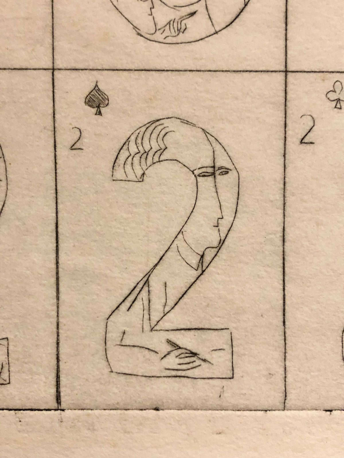 Zwy Milshtein (1934 2020) Original Lithograph With Abstract Figurative Card Game Illustrations photo 205.0