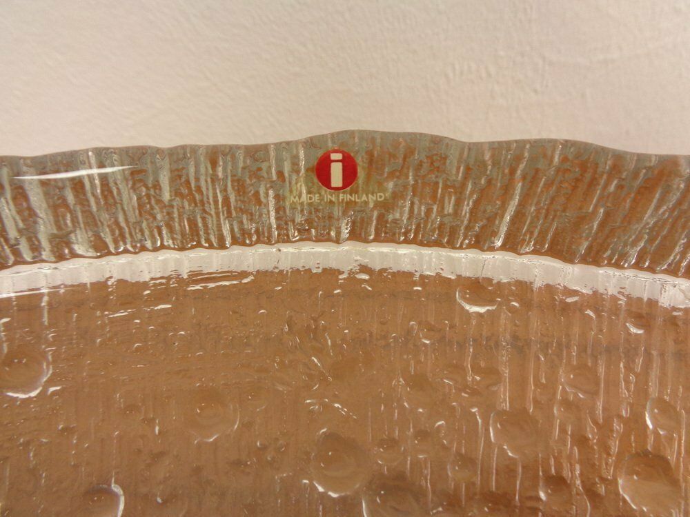 photo for sale Large Glass Bowl By Tapio Wirkkala For Iittala, Finland, 1960s