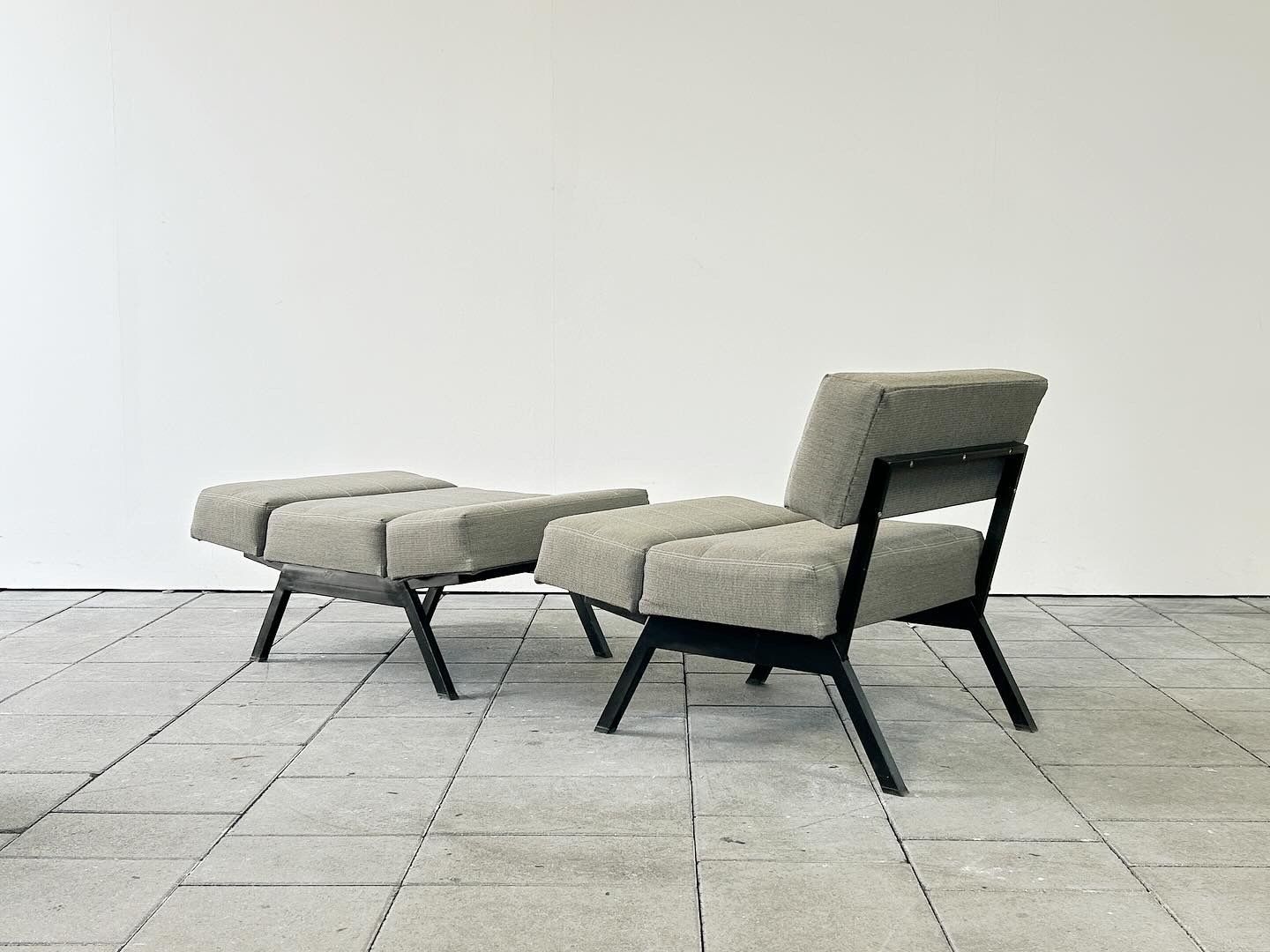 Set Of Three Panchetto Lounge Chairs Designed By Rito Valla For Ipe Bologna photo for sale